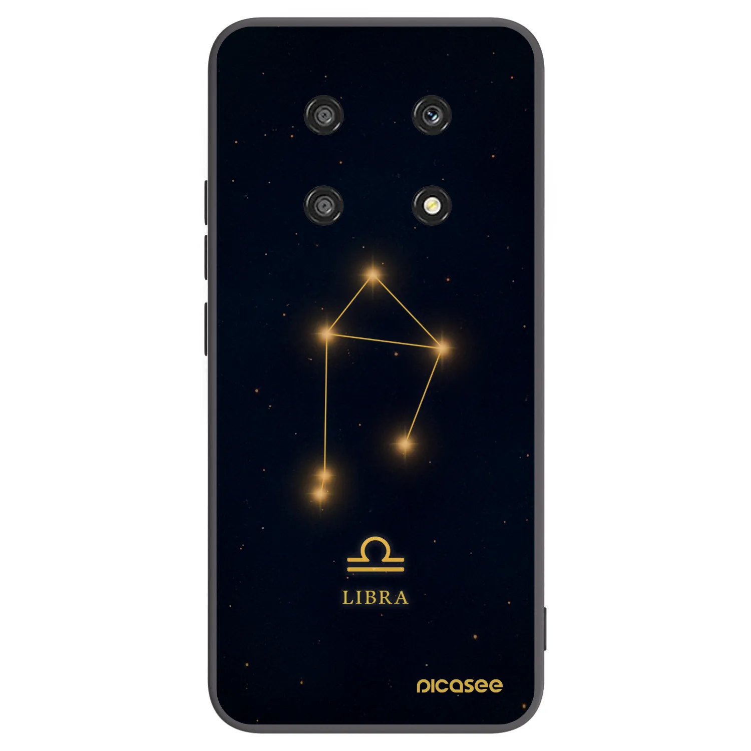 Picasee fekete szilikon tok az alábbi mobiltelefonokra Honor Magic4 Lite 5G - LIBRA