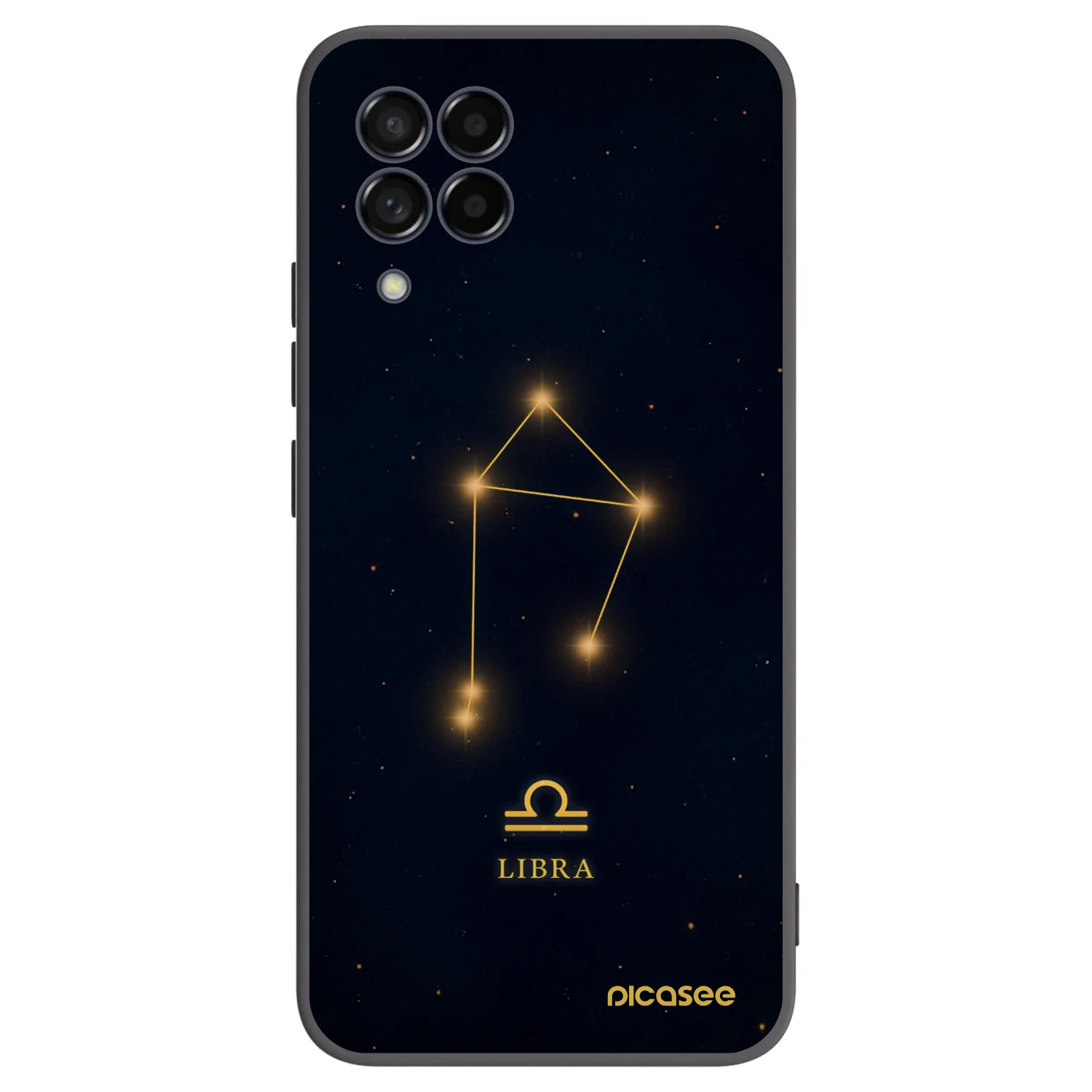 Picasee fekete szilikon tok az alábbi mobiltelefonokra Samsung Galaxy M53 5G - LIBRA