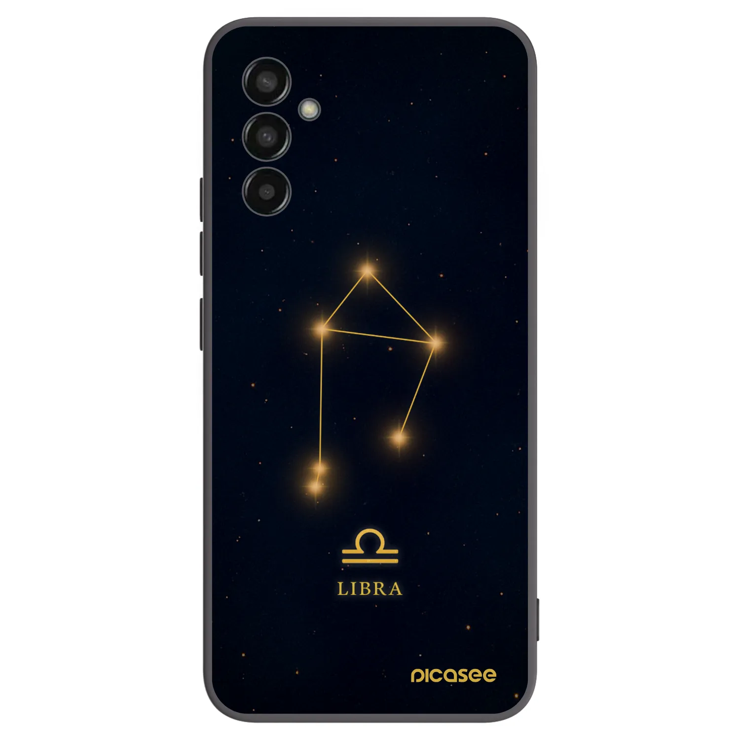 Picasee fekete szilikon tok az alábbi mobiltelefonokra Samsung Galaxy M13 M135F - LIBRA