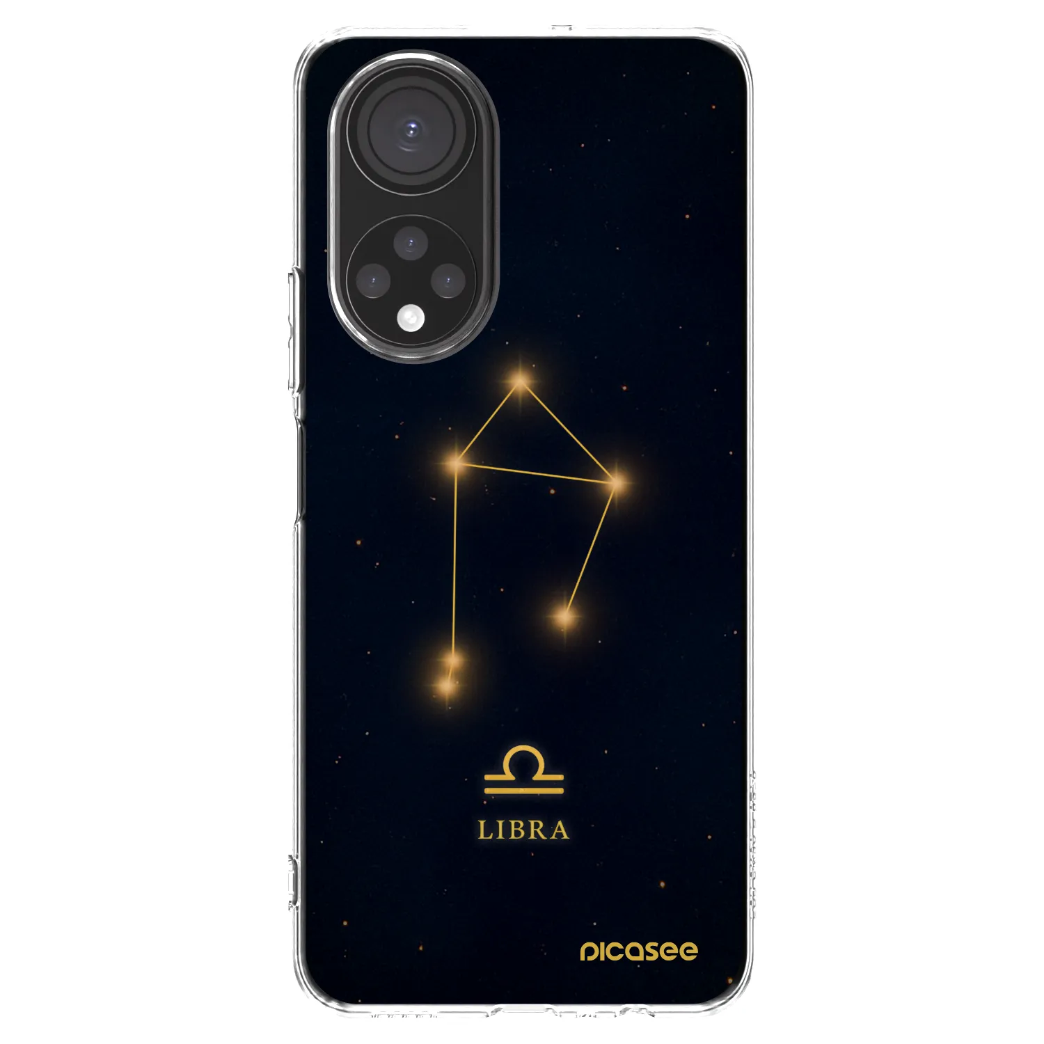 Picasee átlátszó szilikon tok az alábbi mobiltelefonokra Honor X7 - LIBRA