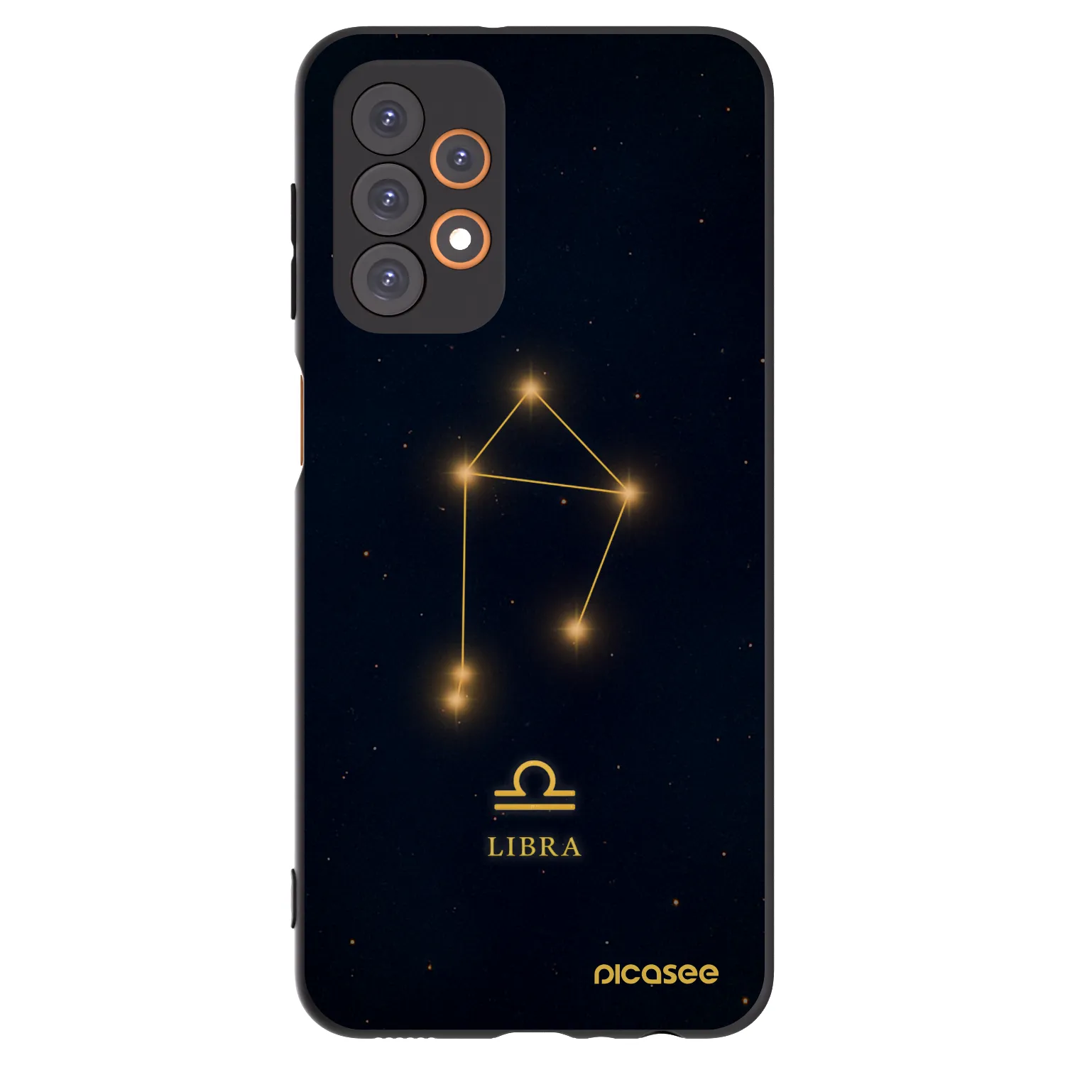 Picasee fekete szilikon tok az alábbi mobiltelefonokra Samsung Galaxy A23 A235F 4G - LIBRA