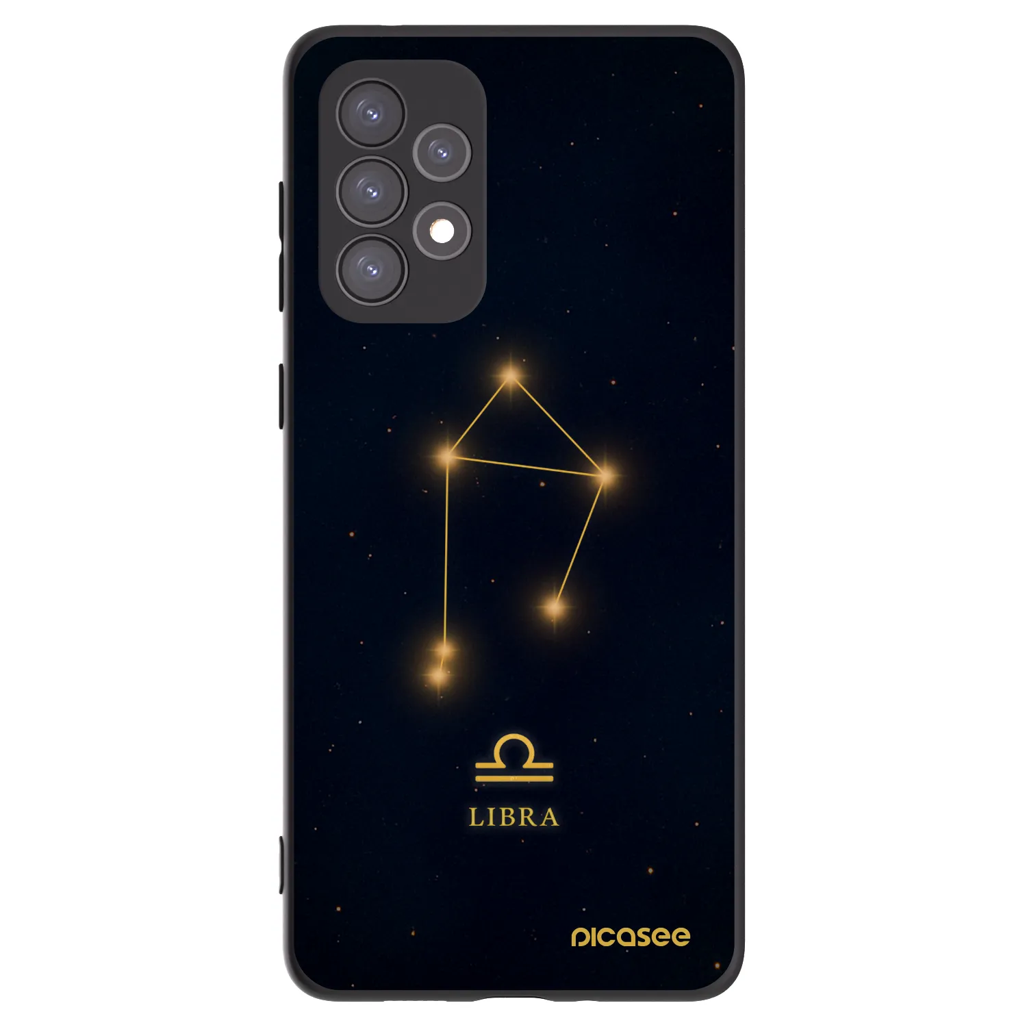 Picasee fekete szilikon tok az alábbi mobiltelefonokra Samsung Galaxy A73 5G - LIBRA