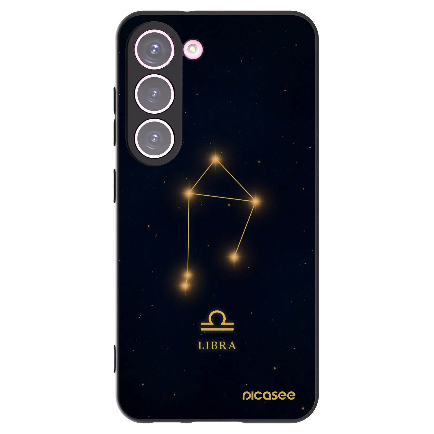 Picasee fekete szilikon tok az alábbi mobiltelefonokra Samsung Galaxy S23 5G - LIBRA