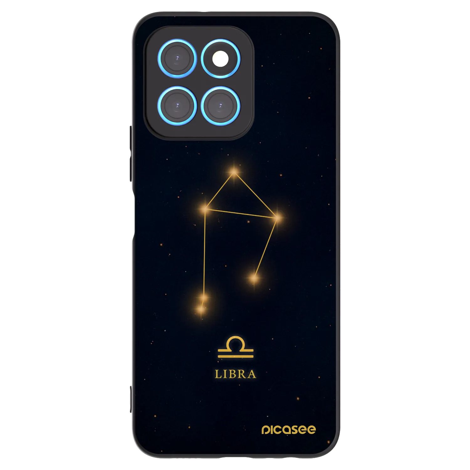 Picasee fekete szilikon tok az alábbi mobiltelefonokra Honor X6 - LIBRA
