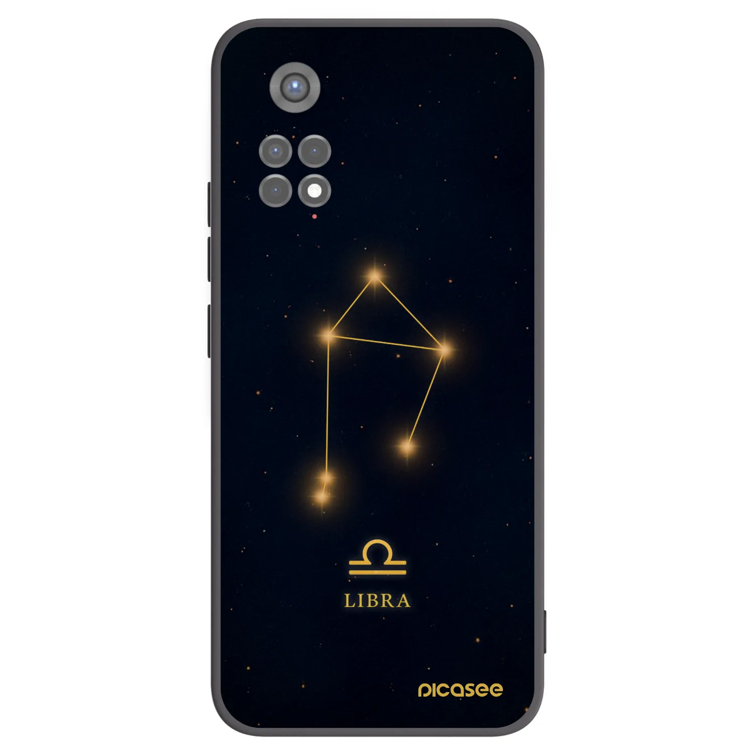Picasee fekete szilikon tok az alábbi mobiltelefonokra Xiaomi Redmi Note 11S 5G - LIBRA