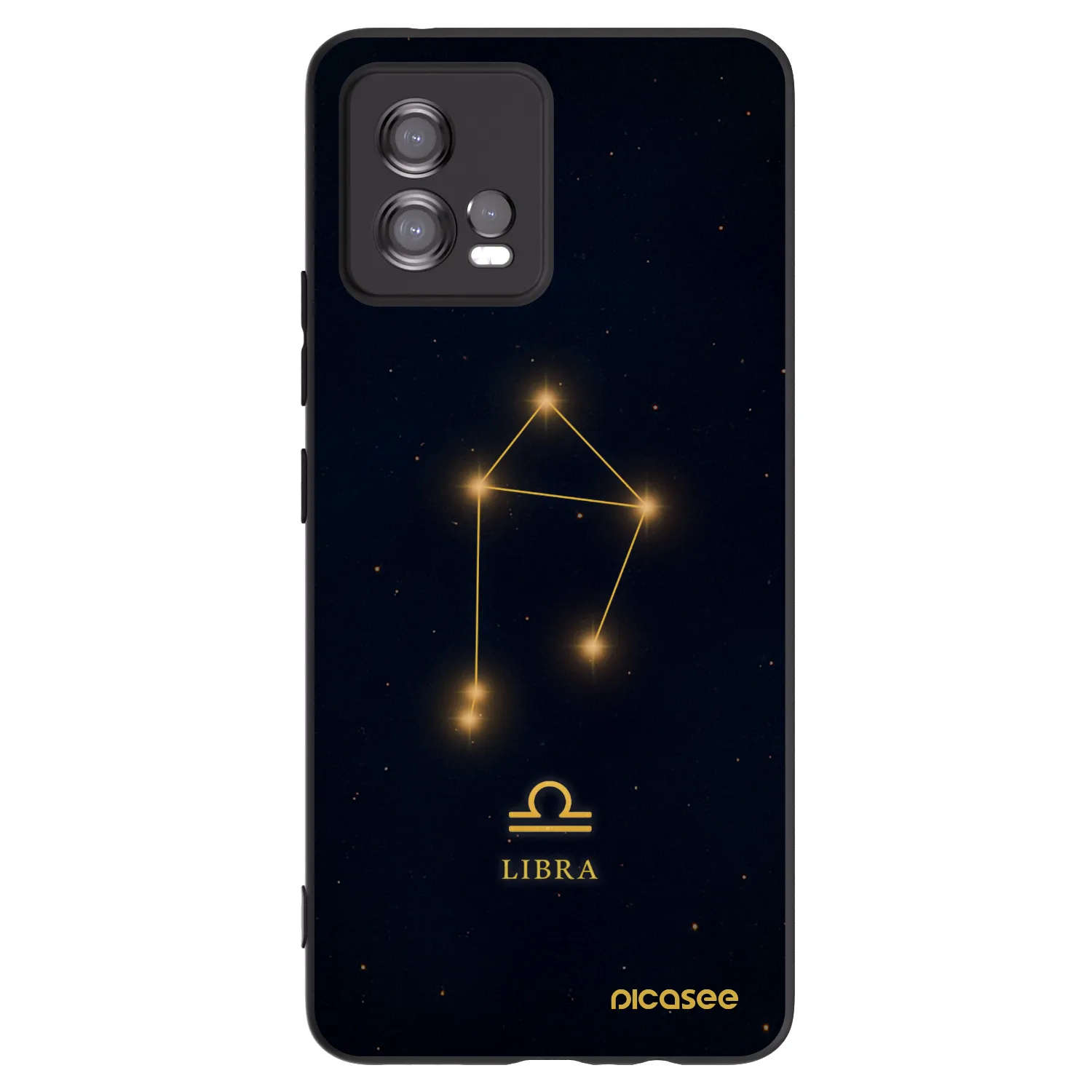 Picasee fekete szilikon tok az alábbi mobiltelefonokra Motorola Moto G72 - LIBRA