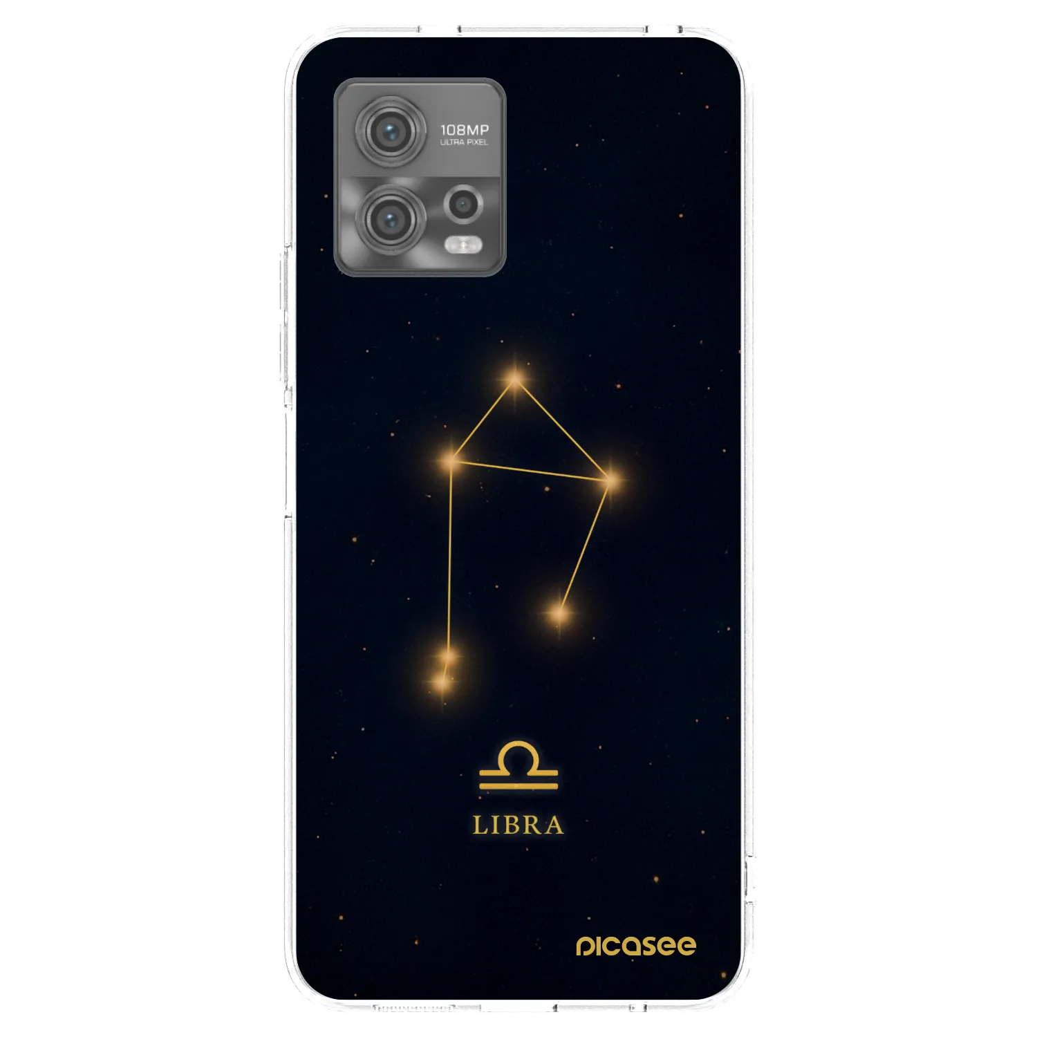 Picasee átlátszó szilikon tok az alábbi mobiltelefonokra Motorola Moto G72 - LIBRA