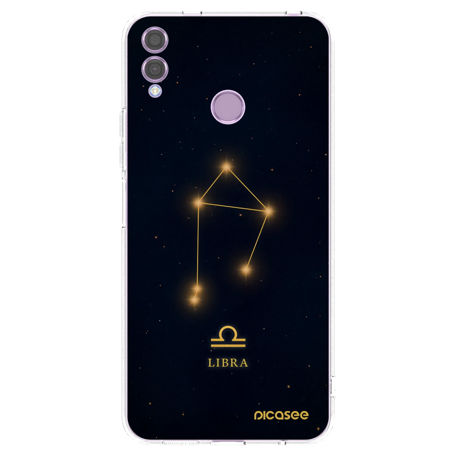 Picasee átlátszó szilikon tok az alábbi mobiltelefonokra Honor 8X - LIBRA