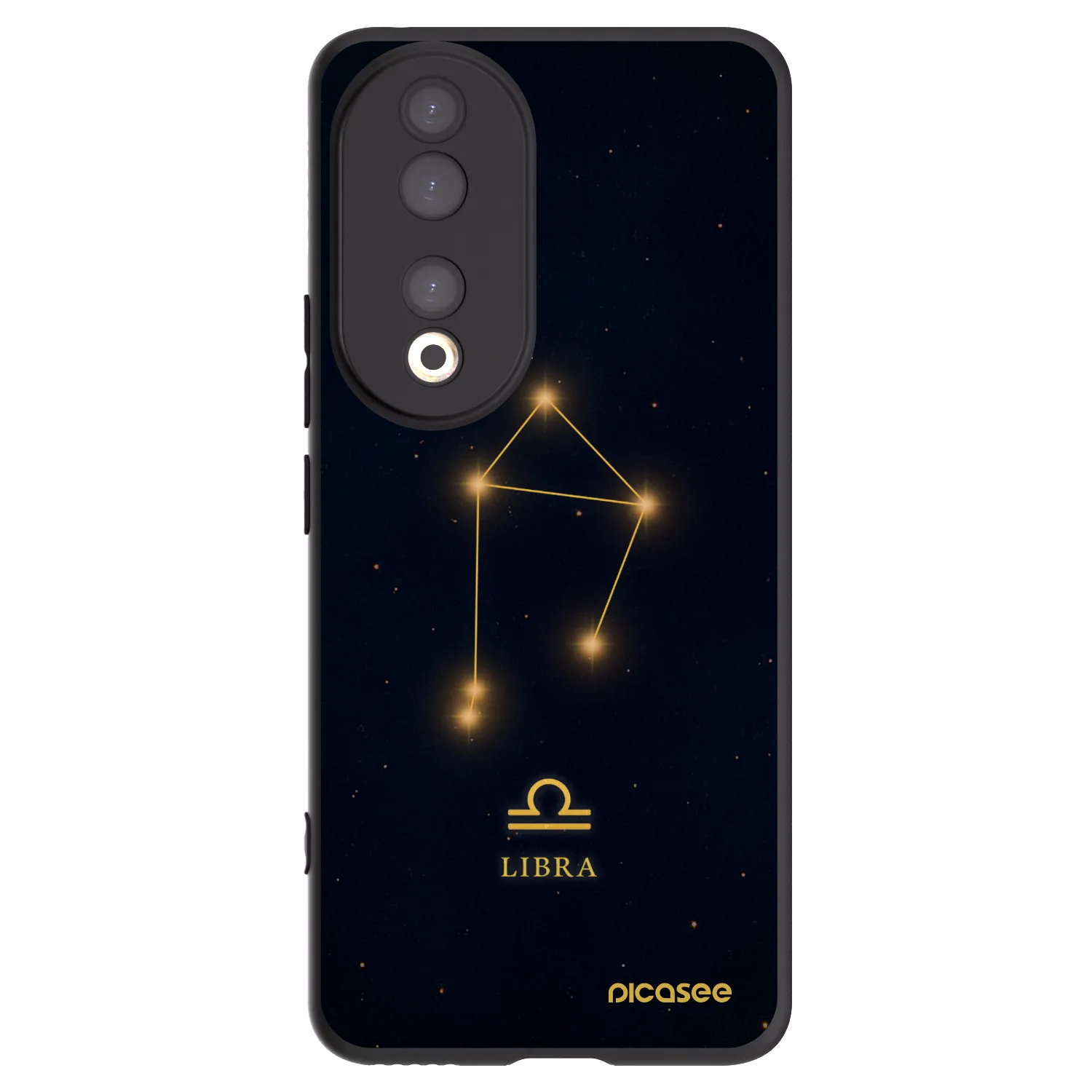 Picasee fekete szilikon tok az alábbi mobiltelefonokra Honor 90 5G - LIBRA