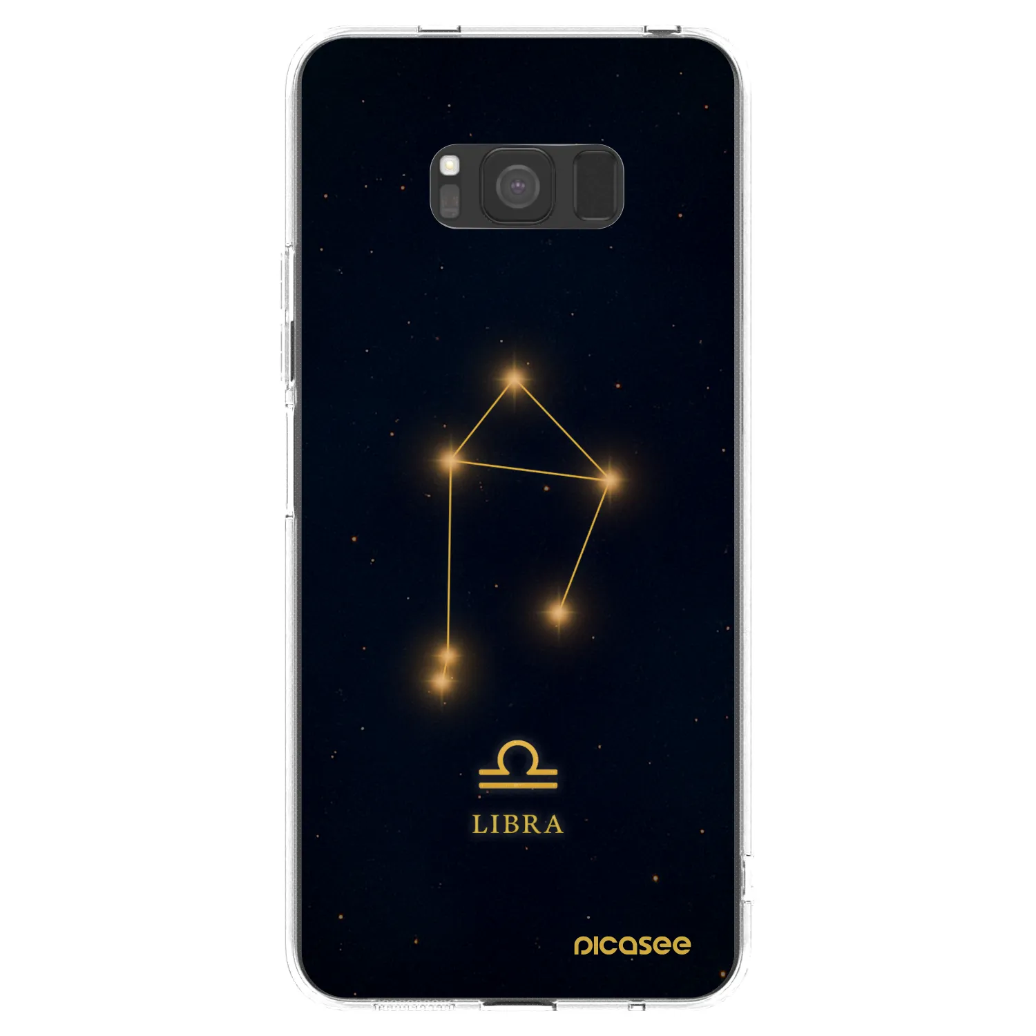Picasee átlátszó szilikon tok az alábbi mobiltelefonokra Samsung Galaxy S8 G950F - LIBRA