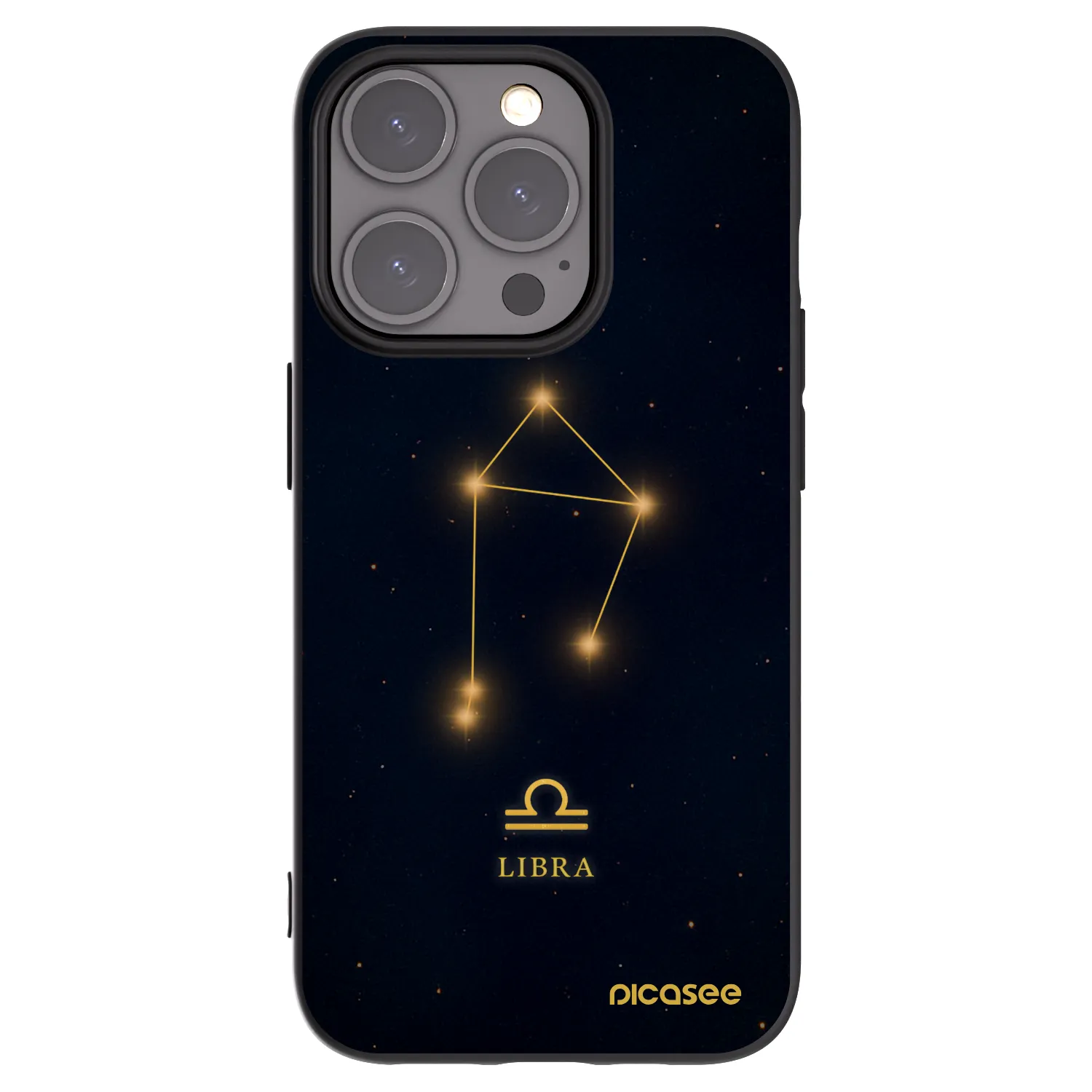 Picasee fekete szilikon tok az alábbi mobiltelefonokra Apple iPhone 15 Pro - LIBRA