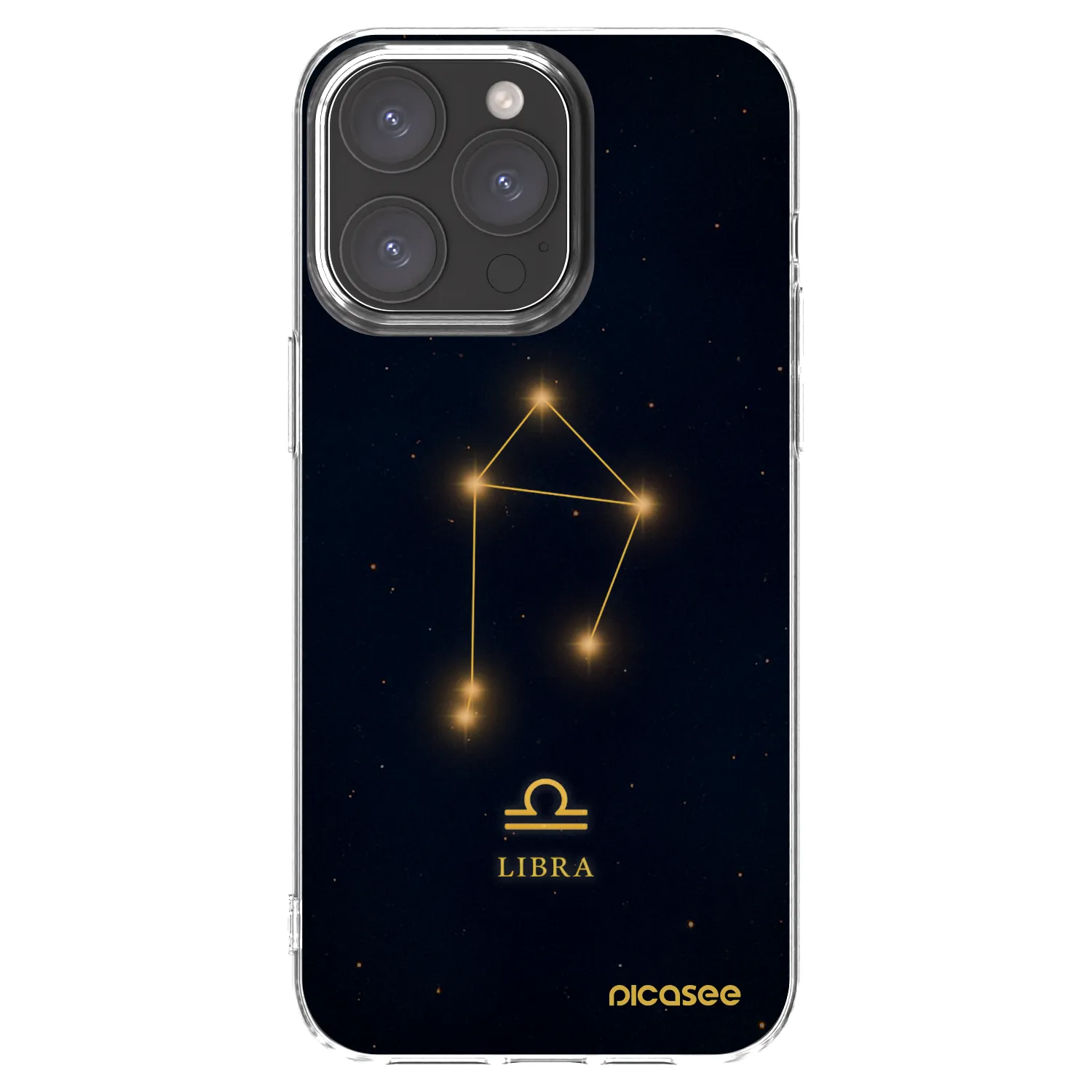 Picasee átlátszó szilikon tok az alábbi mobiltelefonokra Apple iPhone 15 Pro Max - LIBRA