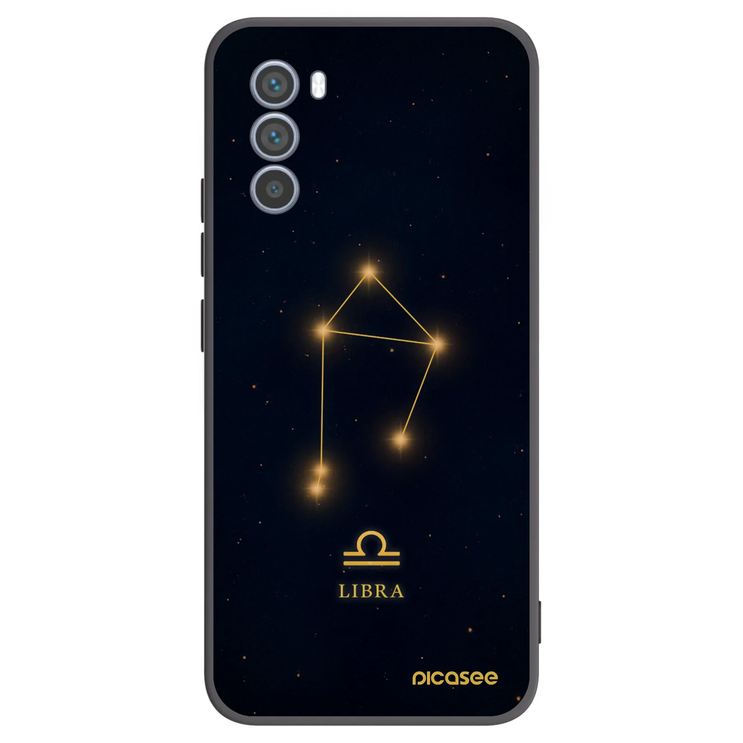 Picasee fekete szilikon tok az alábbi mobiltelefonokra Motorola Moto G62 - LIBRA