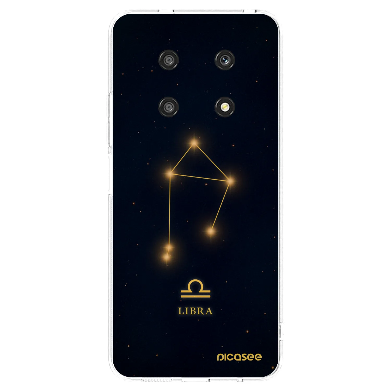 Picasee átlátszó szilikon tok az alábbi mobiltelefonokra Honor Magic4 Lite 5G - LIBRA