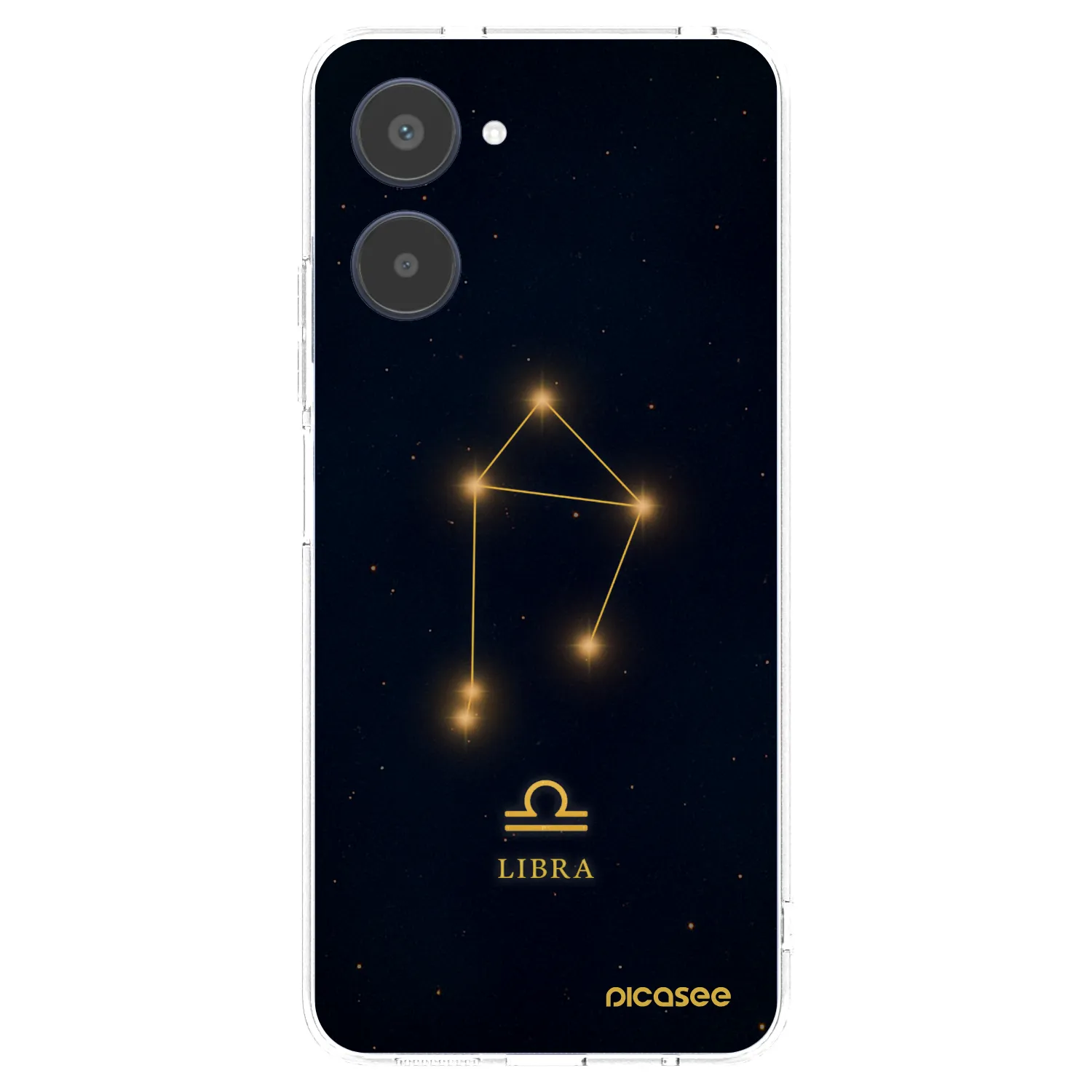 Picasee átlátszó szilikon tok az alábbi mobiltelefonokra Realme 10 4G - LIBRA