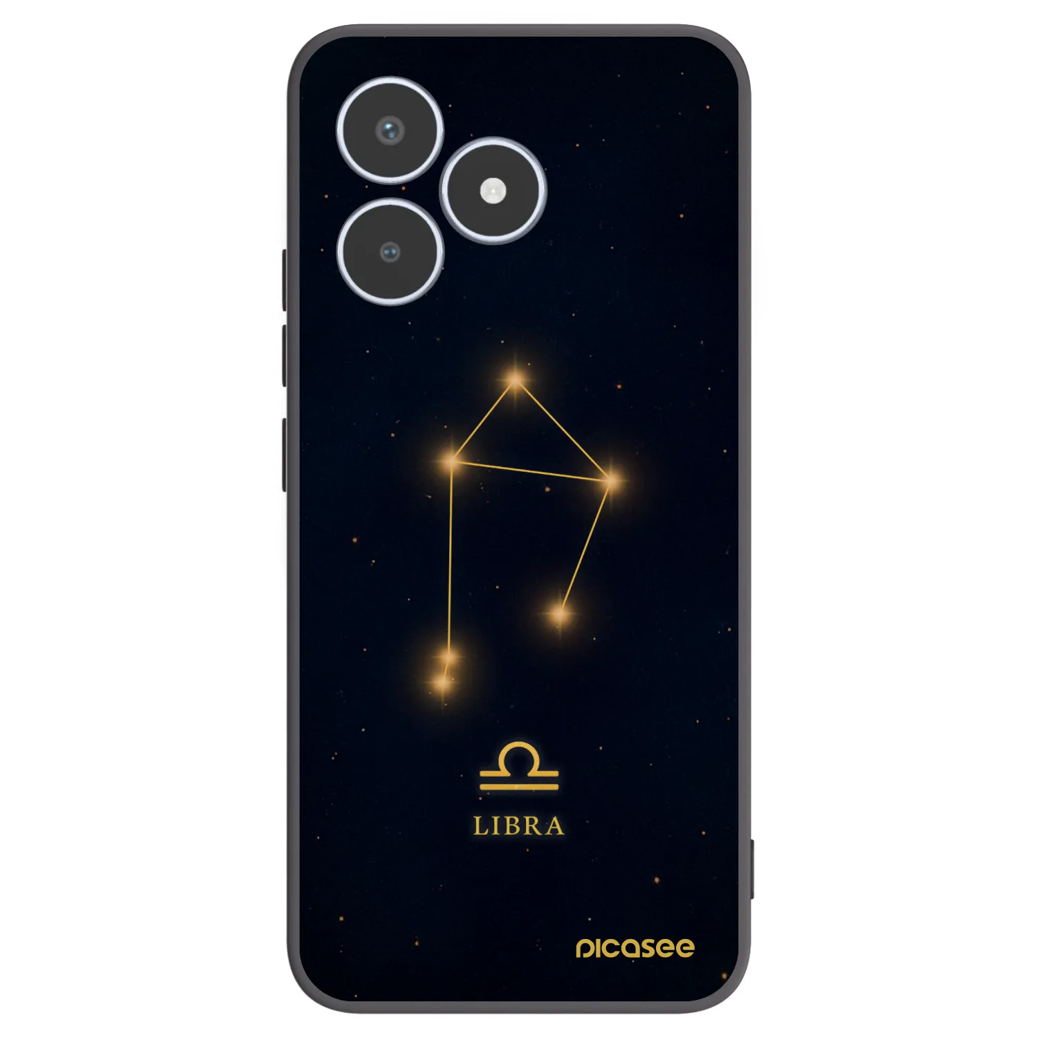 Picasee fekete szilikon tok az alábbi mobiltelefonokra Realme C53 - LIBRA