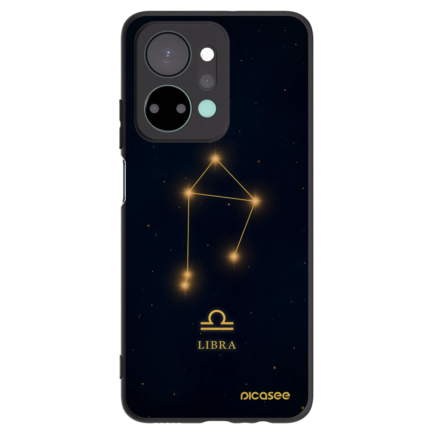 Picasee fekete szilikon tok az alábbi mobiltelefonokra Honor X7a - LIBRA