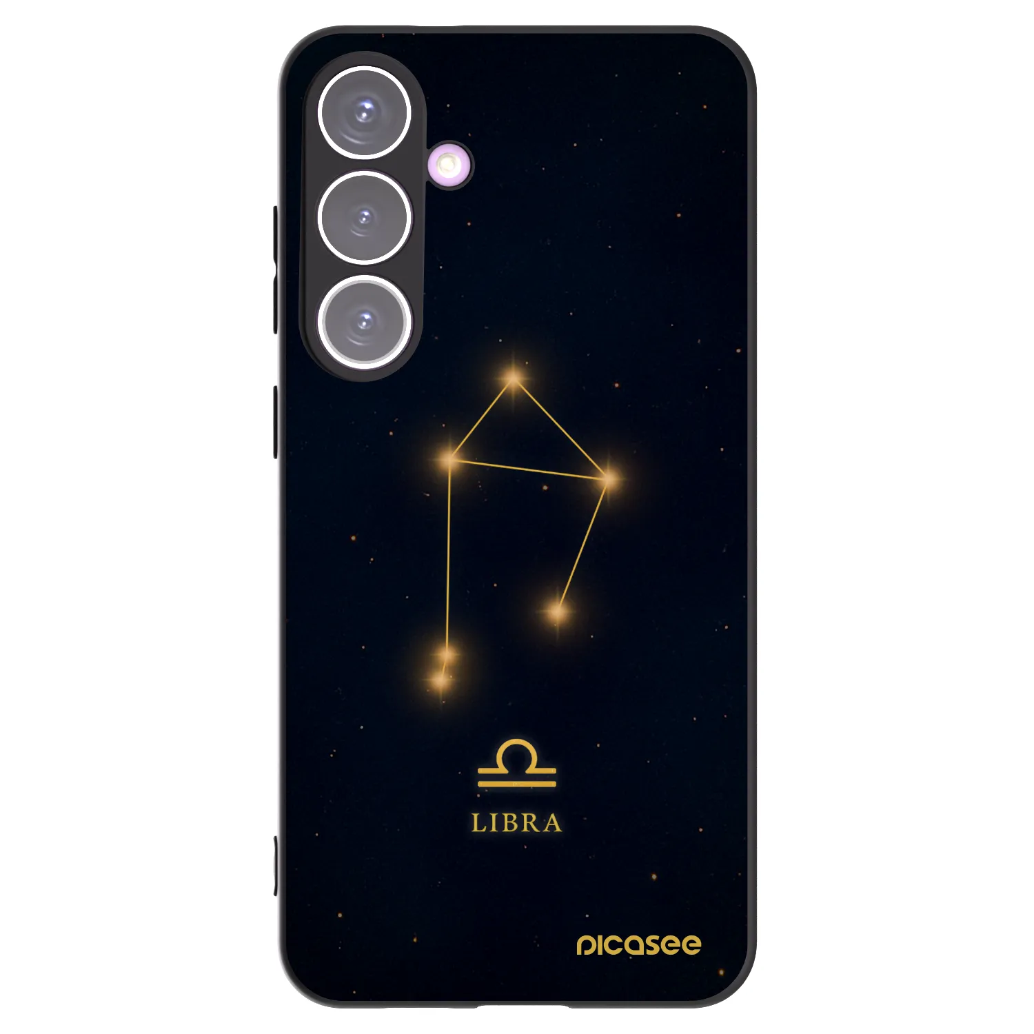 Picasee fekete szilikon tok az alábbi mobiltelefonokra Samsung Galaxy S24+ S926B 5G - LIBRA