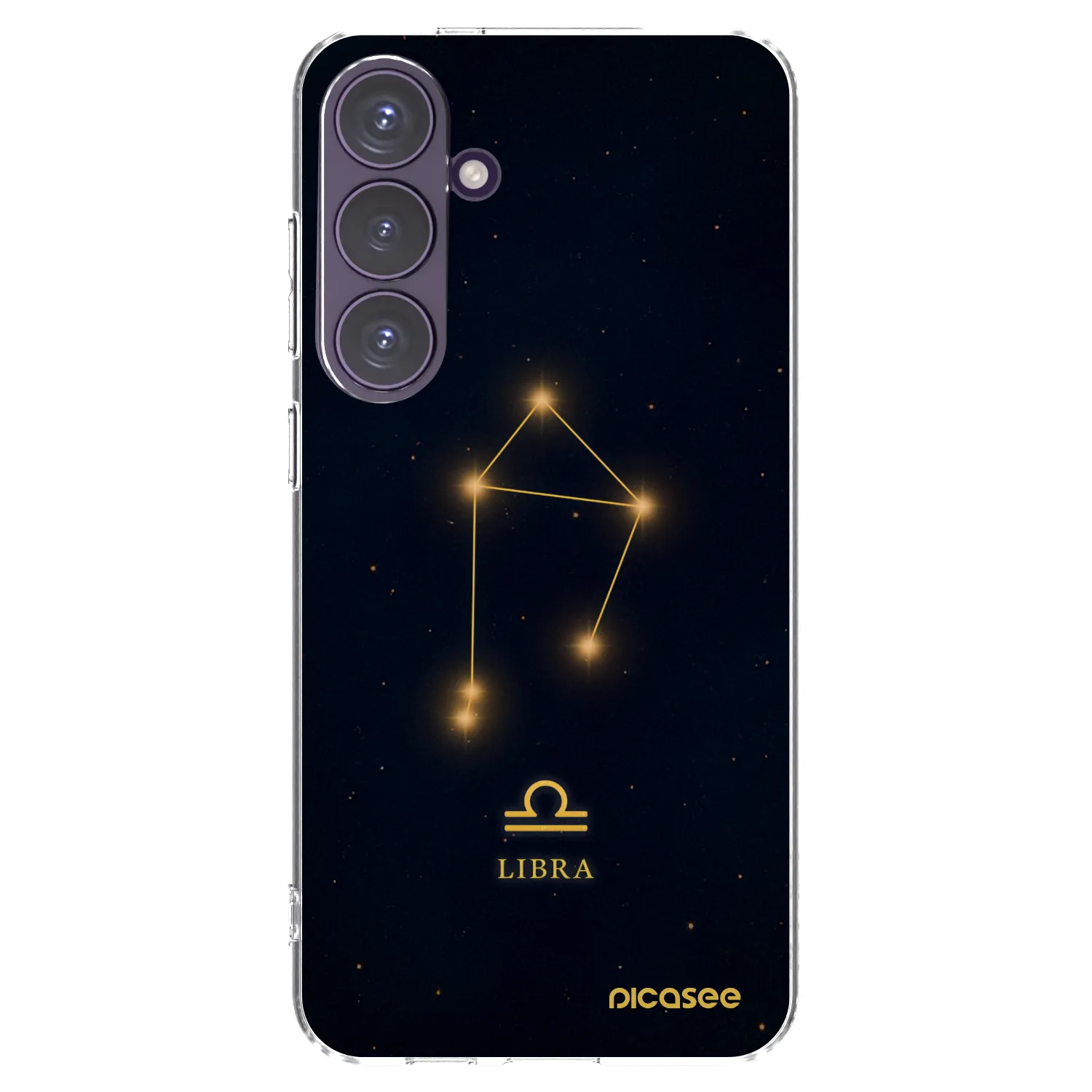 Picasee átlátszó szilikon tok az alábbi mobiltelefonokra Samsung Galaxy S24+ S926B 5G - LIBRA