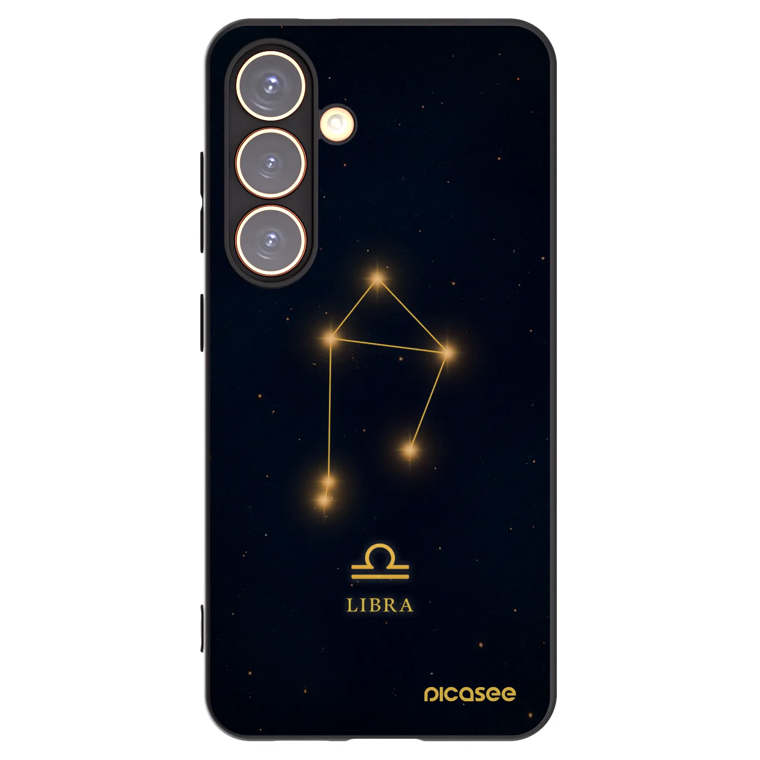 Picasee fekete szilikon tok az alábbi mobiltelefonokra Samsung Galaxy S24 S921B 5G - LIBRA
