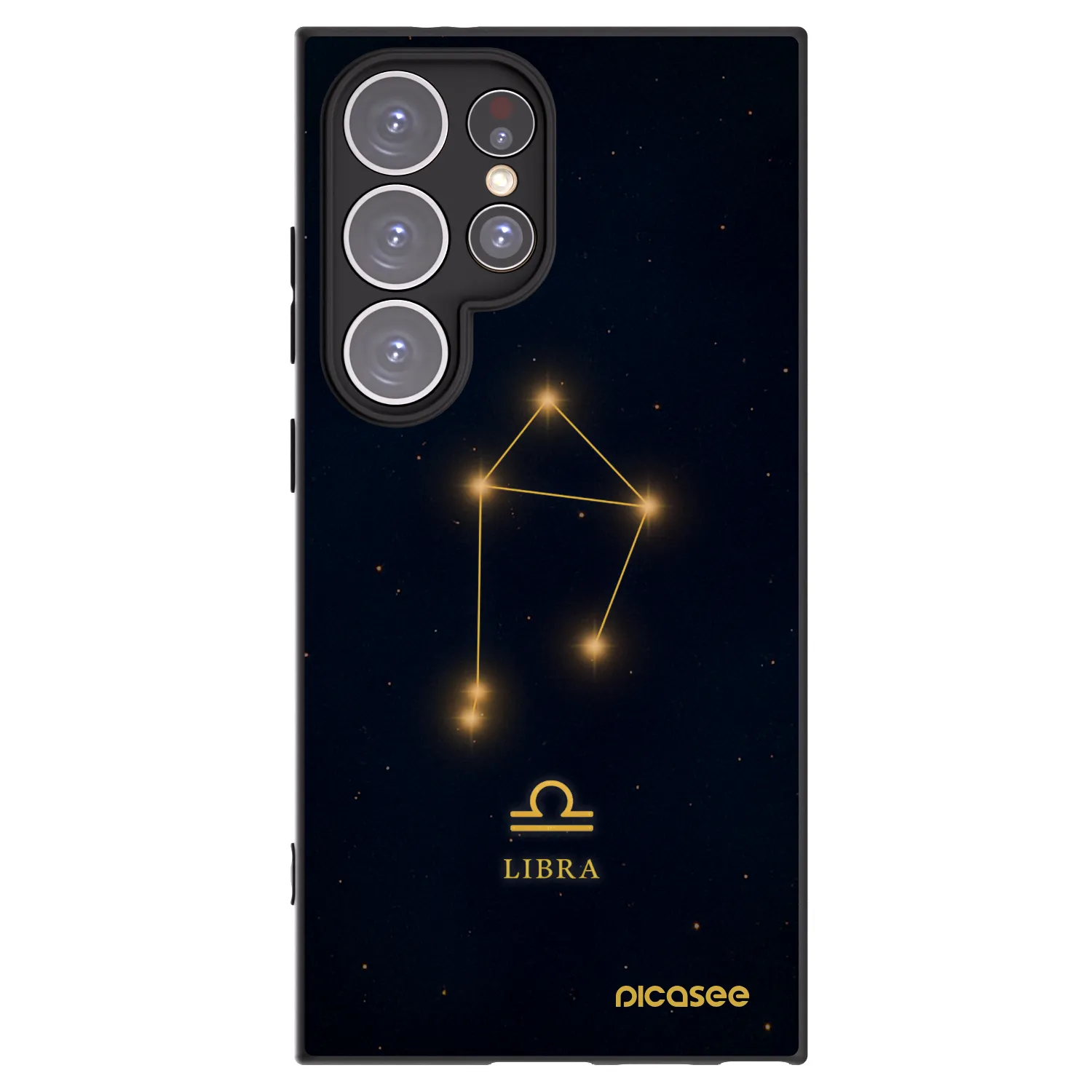 Picasee fekete szilikon tok az alábbi mobiltelefonokra Samsung Galaxy S24 Ultra S928B 5G - LIBRA