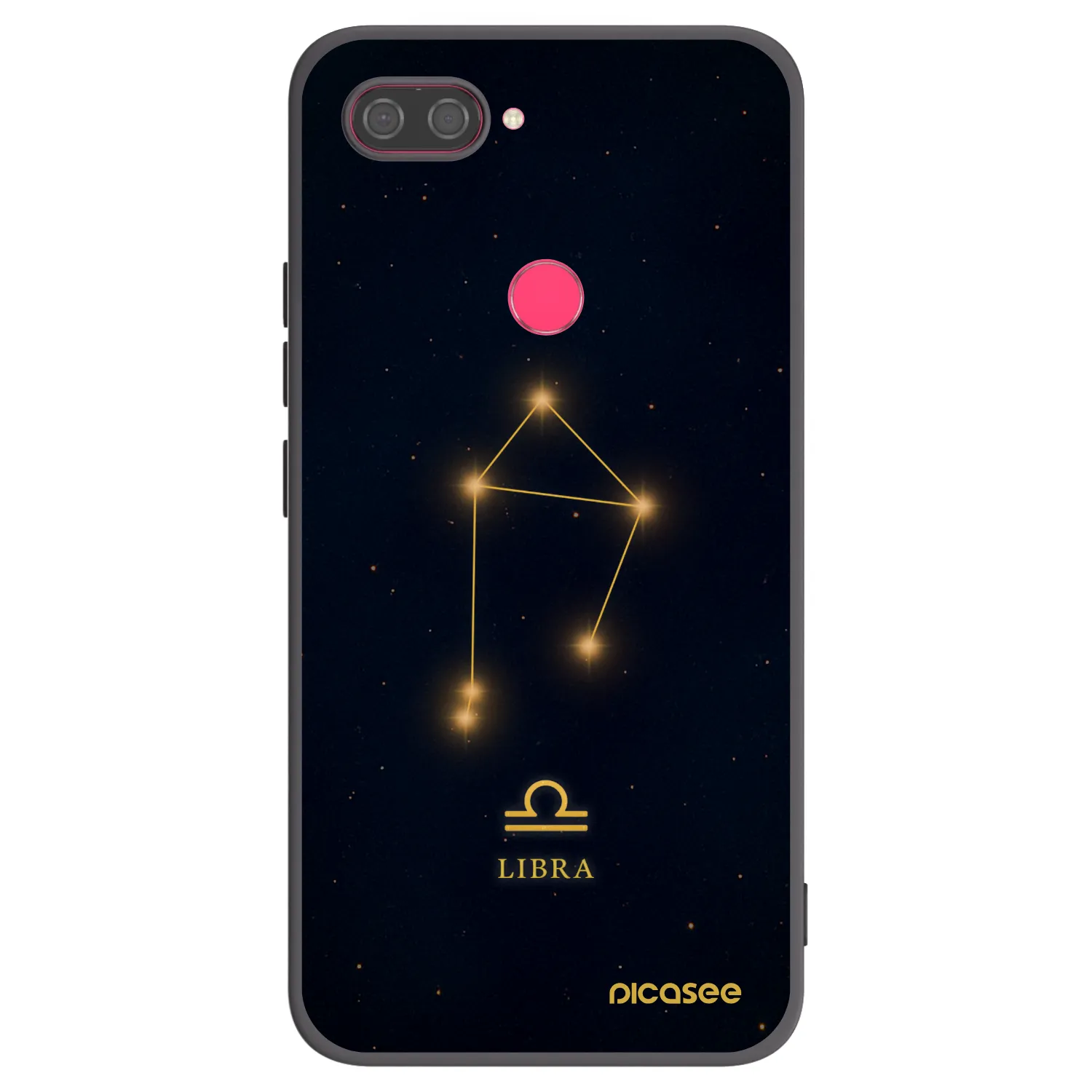 Picasee fekete szilikon tok az alábbi mobiltelefonokra Xiaomi Mi 8 Lite - LIBRA