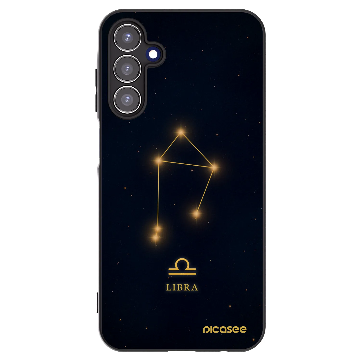 Picasee fekete szilikon tok az alábbi mobiltelefonokra Samsung Galaxy A15 A155F 4G - LIBRA