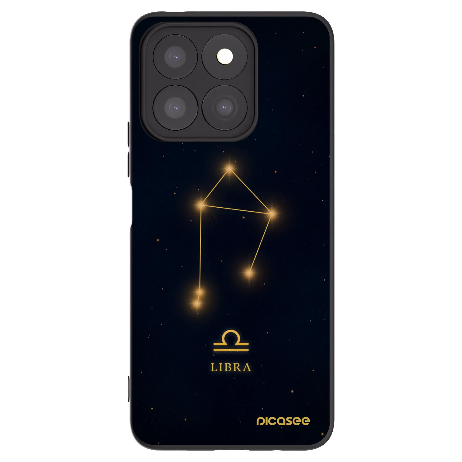 Picasee fekete szilikon tok az alábbi mobiltelefonokra Honor X8b - LIBRA