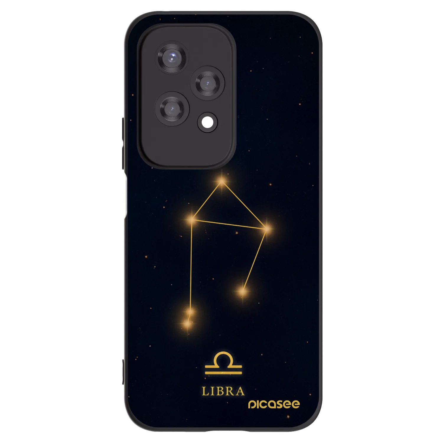 Picasee fekete szilikon tok az alábbi mobiltelefonokra Honor 200 Lite - LIBRA