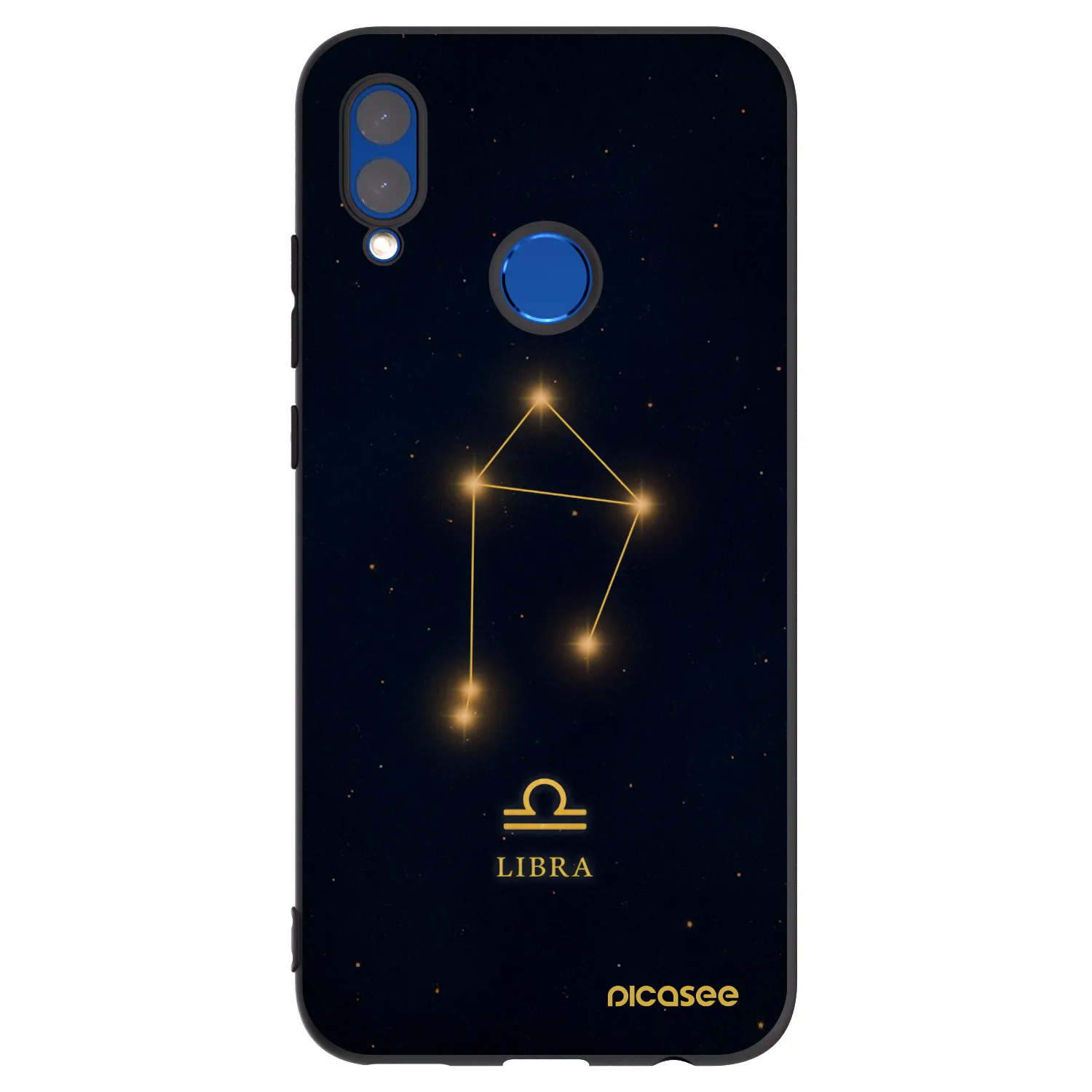 Picasee fekete szilikon tok az alábbi mobiltelefonokra Huawei P Smart 2019 - LIBRA