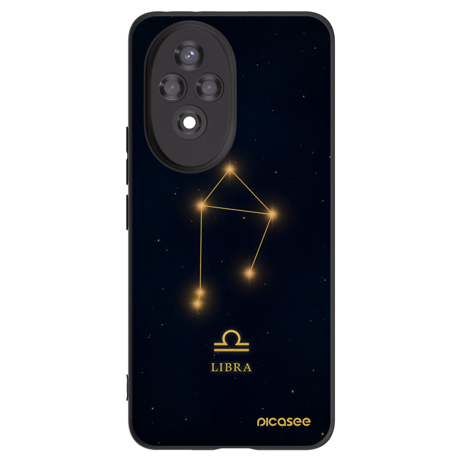 Picasee fekete szilikon tok az alábbi mobiltelefonokra Honor 200 5G - LIBRA