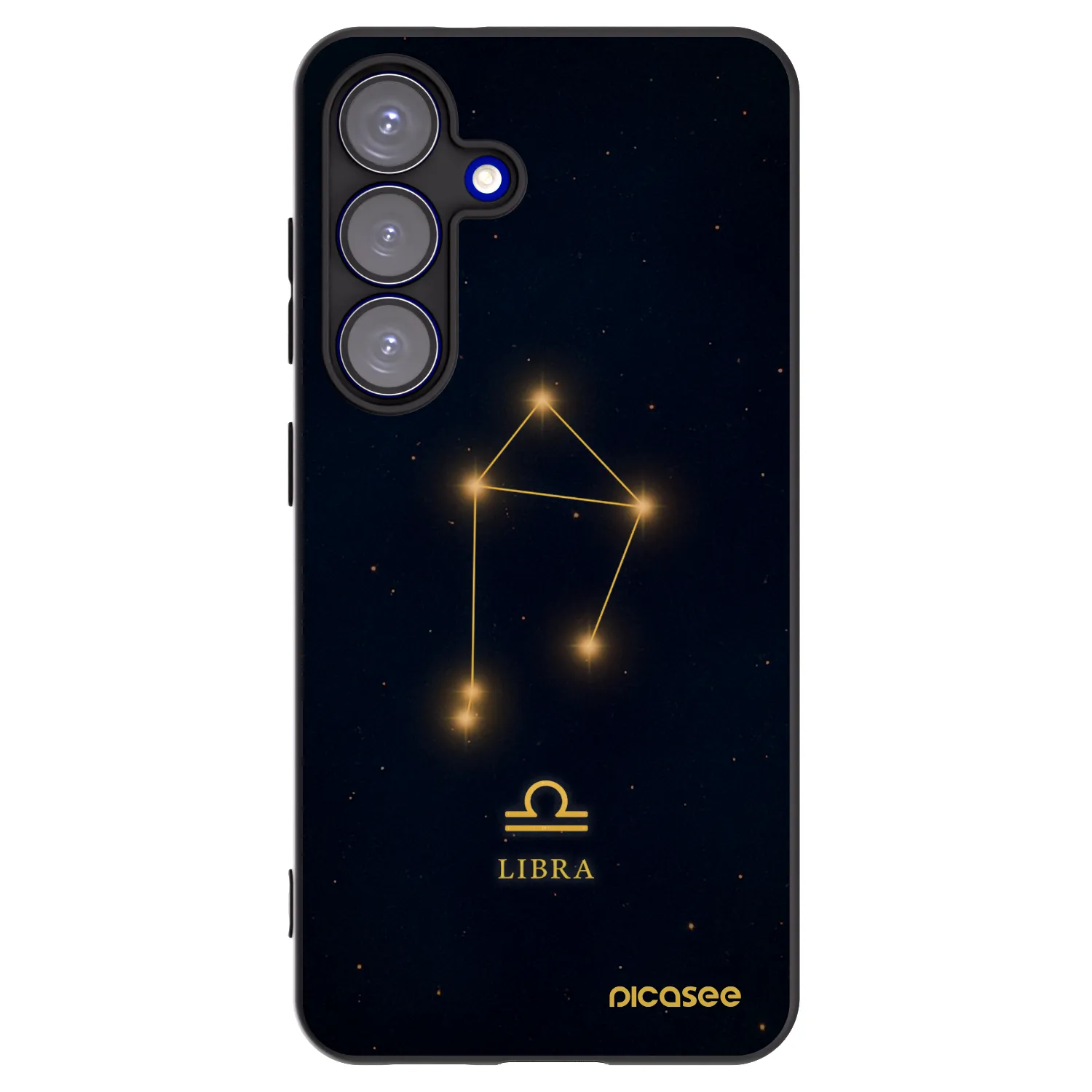 Picasee fekete szilikon tok az alábbi mobiltelefonokra Samsung Galaxy S25 5G - LIBRA
