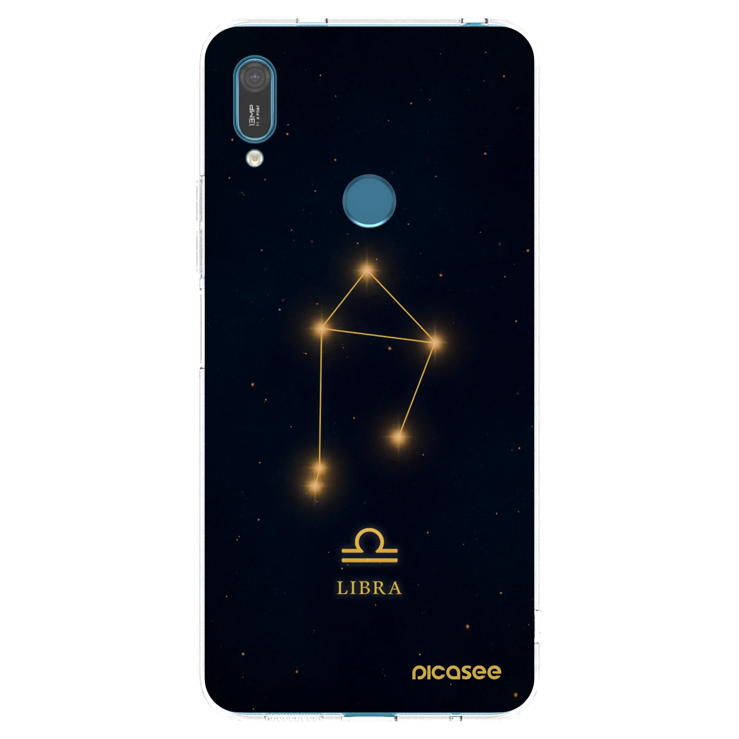 Picasee átlátszó szilikon tok az alábbi mobiltelefonokra Huawei Y7 2019 - LIBRA