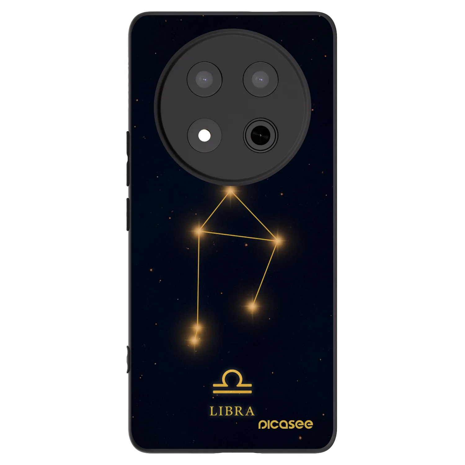 Picasee fekete szilikon tok az alábbi mobiltelefonokra Honor Magic7 Lite 5G - LIBRA