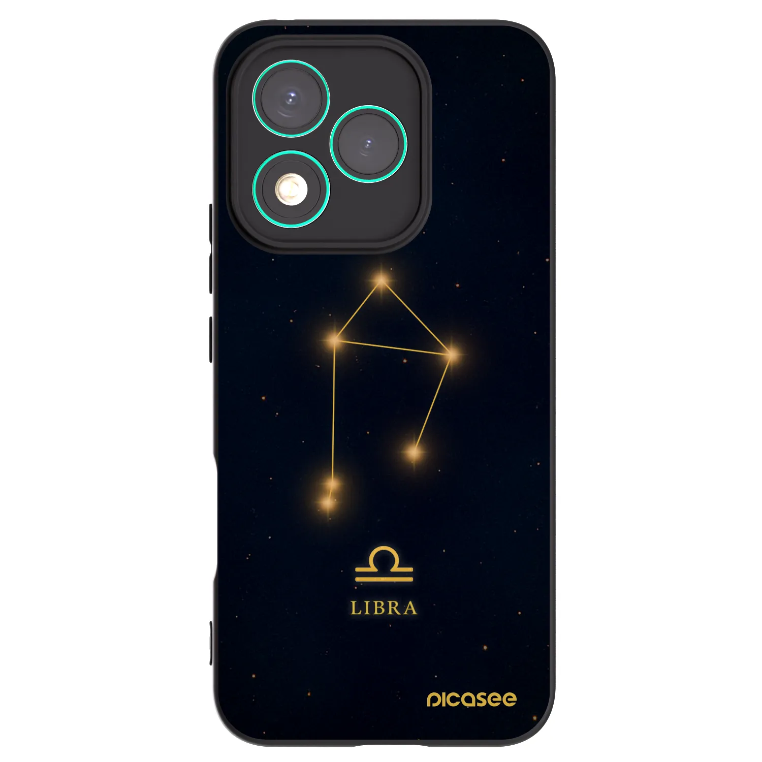 Picasee fekete szilikon tok az alábbi mobiltelefonokra Honor 400 Lite 5G - LIBRA