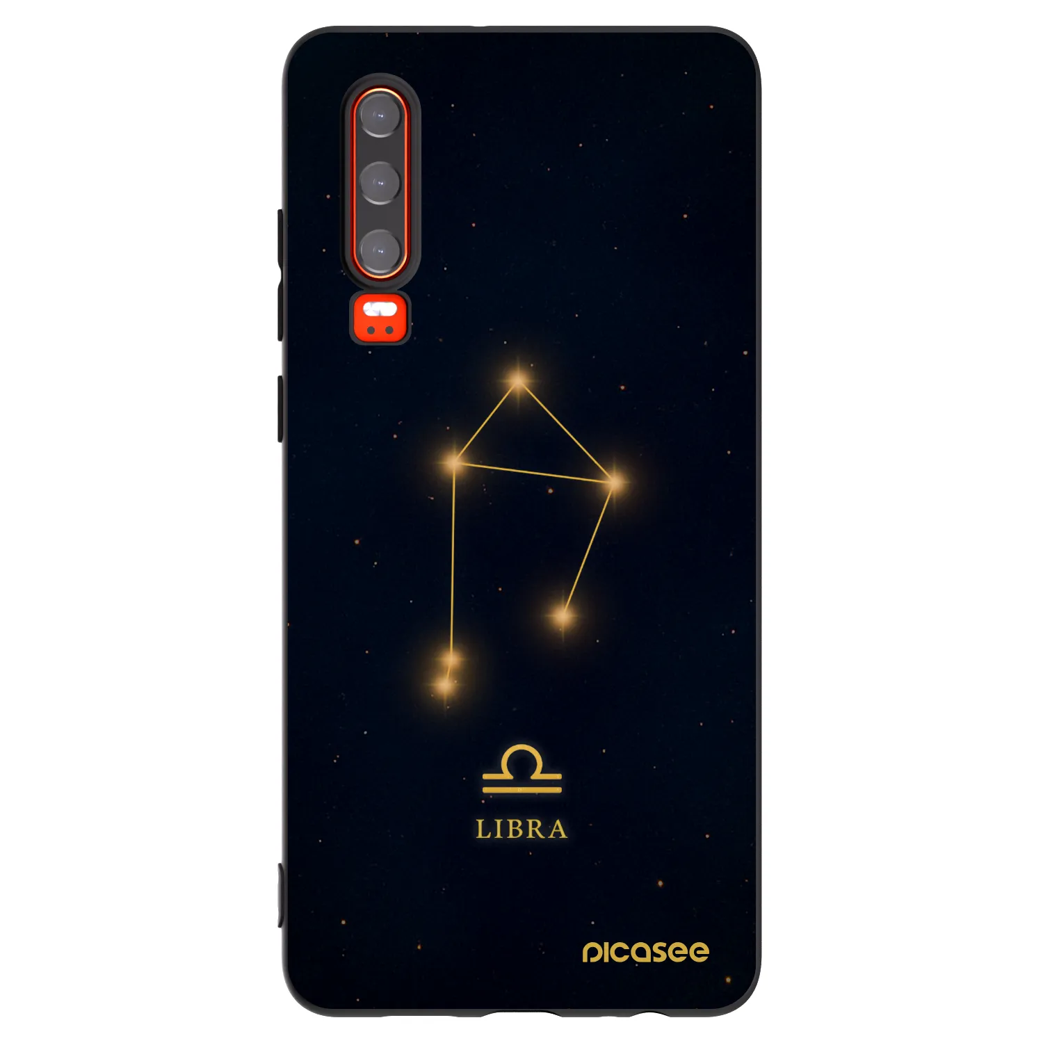 Picasee fekete szilikon tok az alábbi mobiltelefonokra Huawei P30 - LIBRA