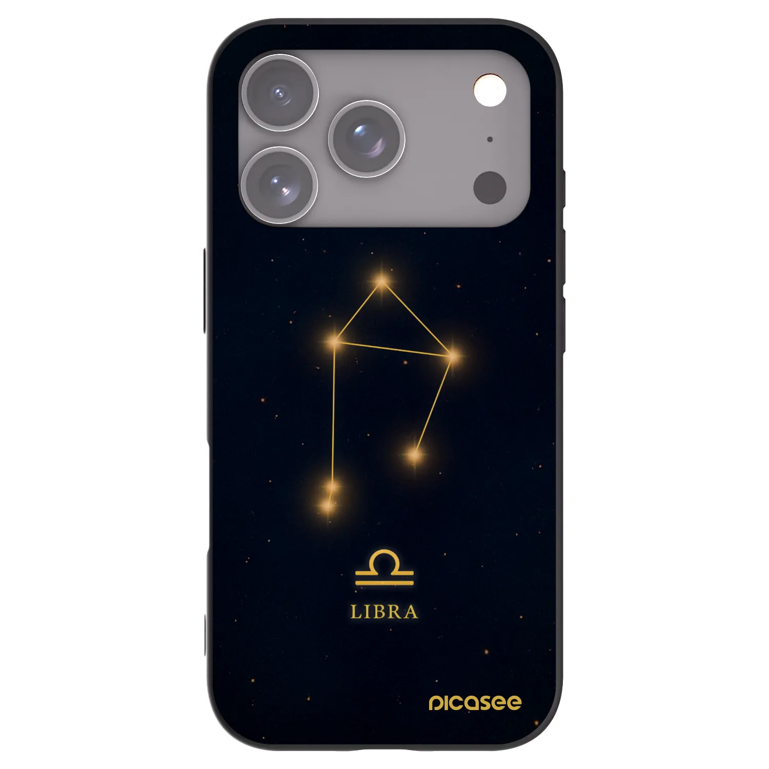 Picasee fekete szilikon tok az alábbi mobiltelefonokra Apple iPhone 17 Pro - LIBRA