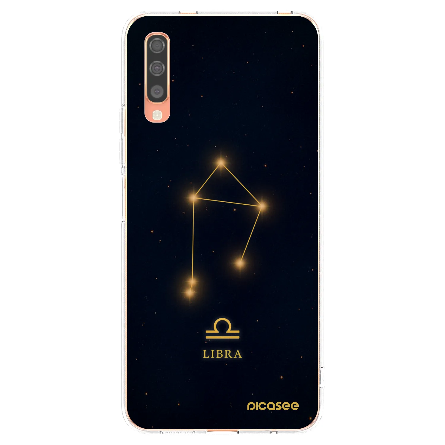 Picasee átlátszó szilikon tok az alábbi mobiltelefonokra Samsung Galaxy A70 A705F - LIBRA