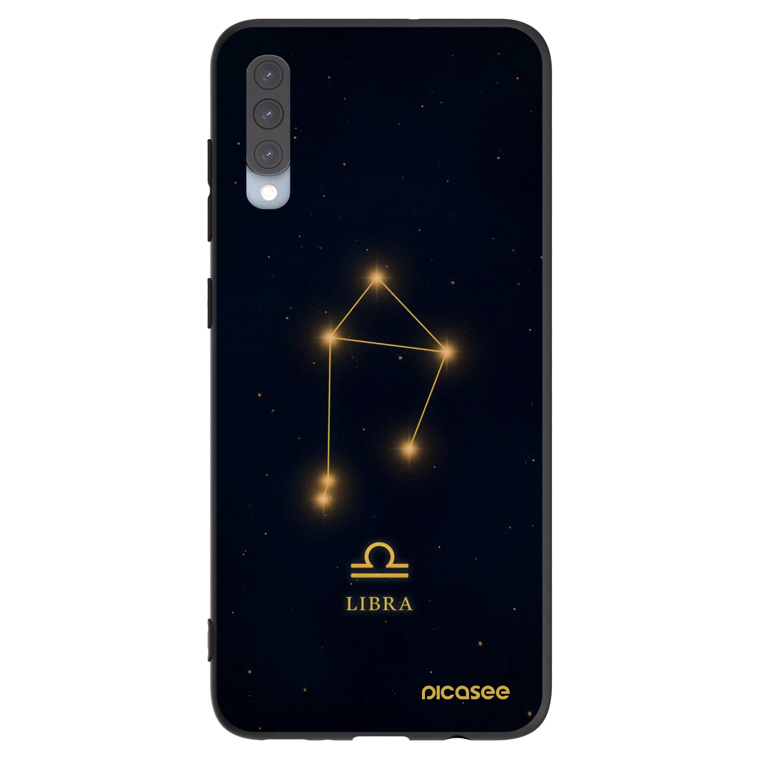 Picasee fekete szilikon tok az alábbi mobiltelefonokra Samsung Galaxy A70 A705F - LIBRA