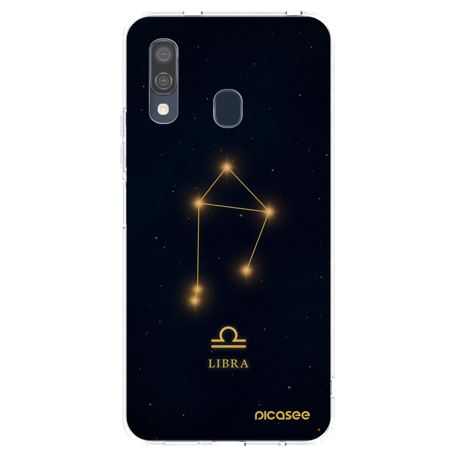 Picasee átlátszó szilikon tok az alábbi mobiltelefonokra Samsung Galaxy A40 A405F - LIBRA