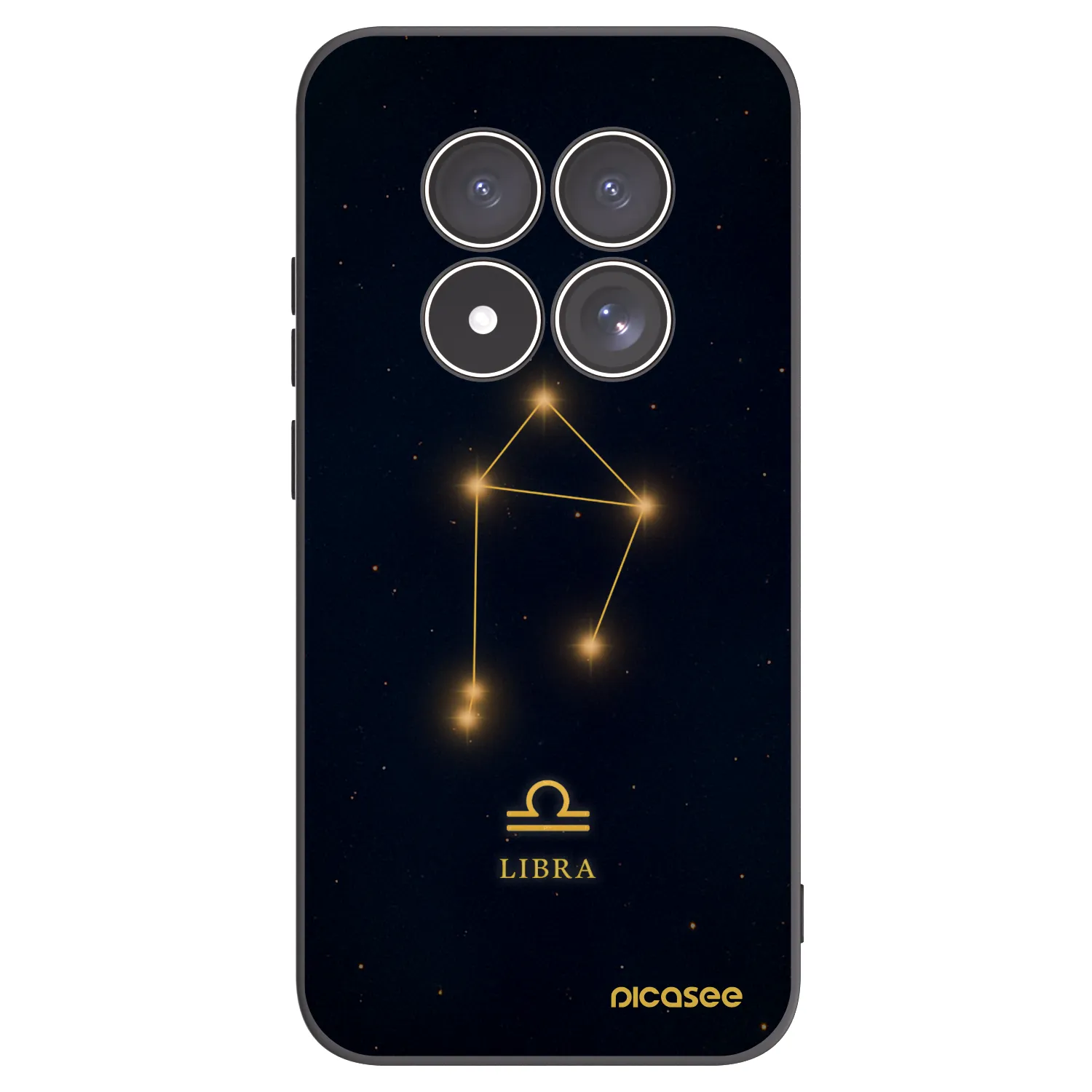 Picasee fekete szilikon tok az alábbi mobiltelefonokra Xiaomi Redmi Note 15 Pro 4G - LIBRA