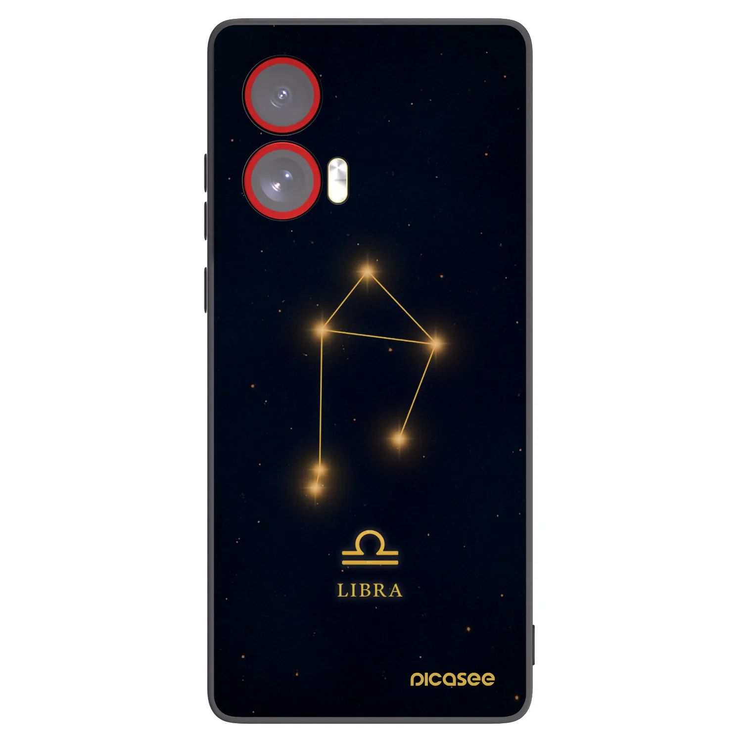 Picasee fekete szilikon tok az alábbi mobiltelefonokra Motorola Edge 50 Fusion - LIBRA