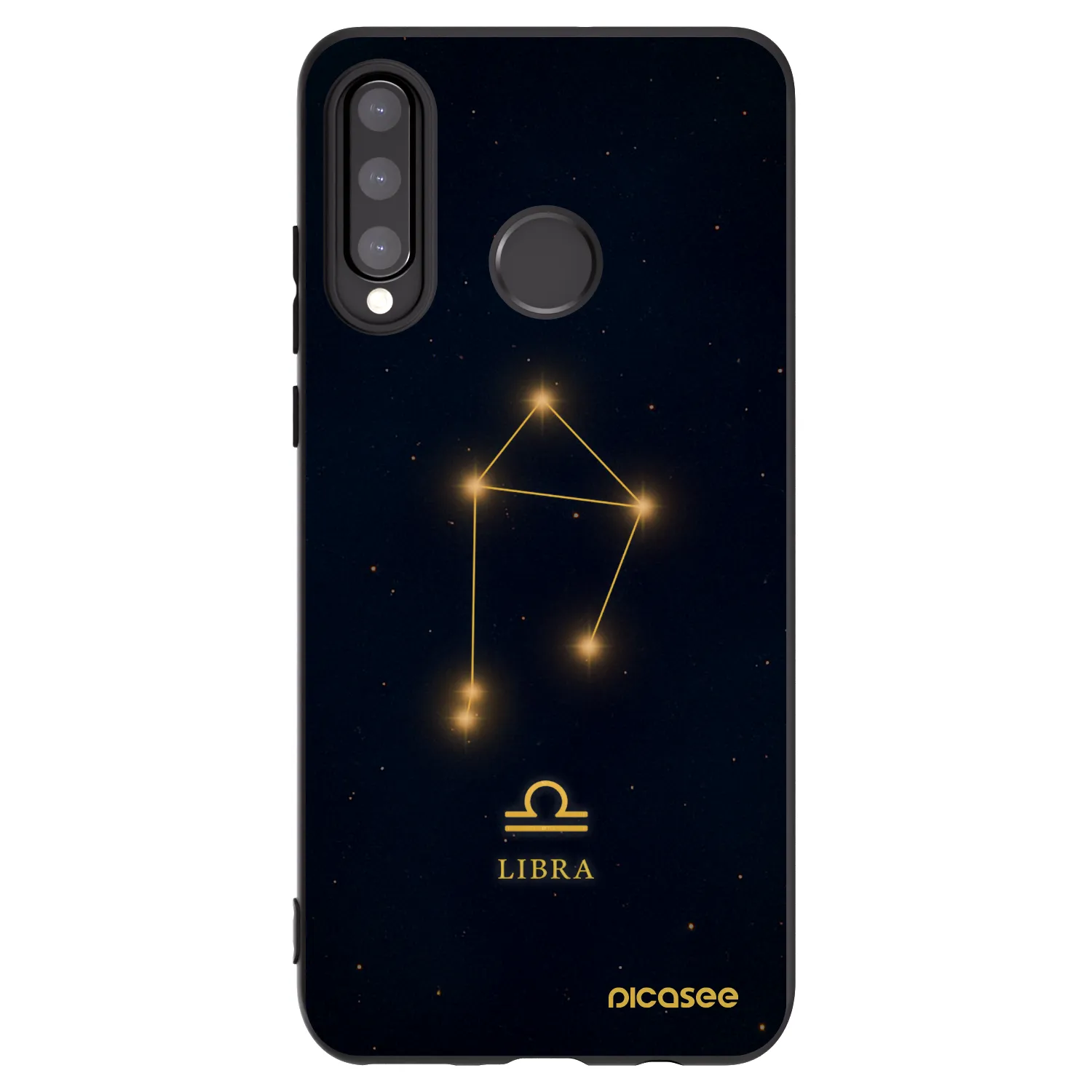 Picasee fekete szilikon tok az alábbi mobiltelefonokra Huawei P30 Lite - LIBRA
