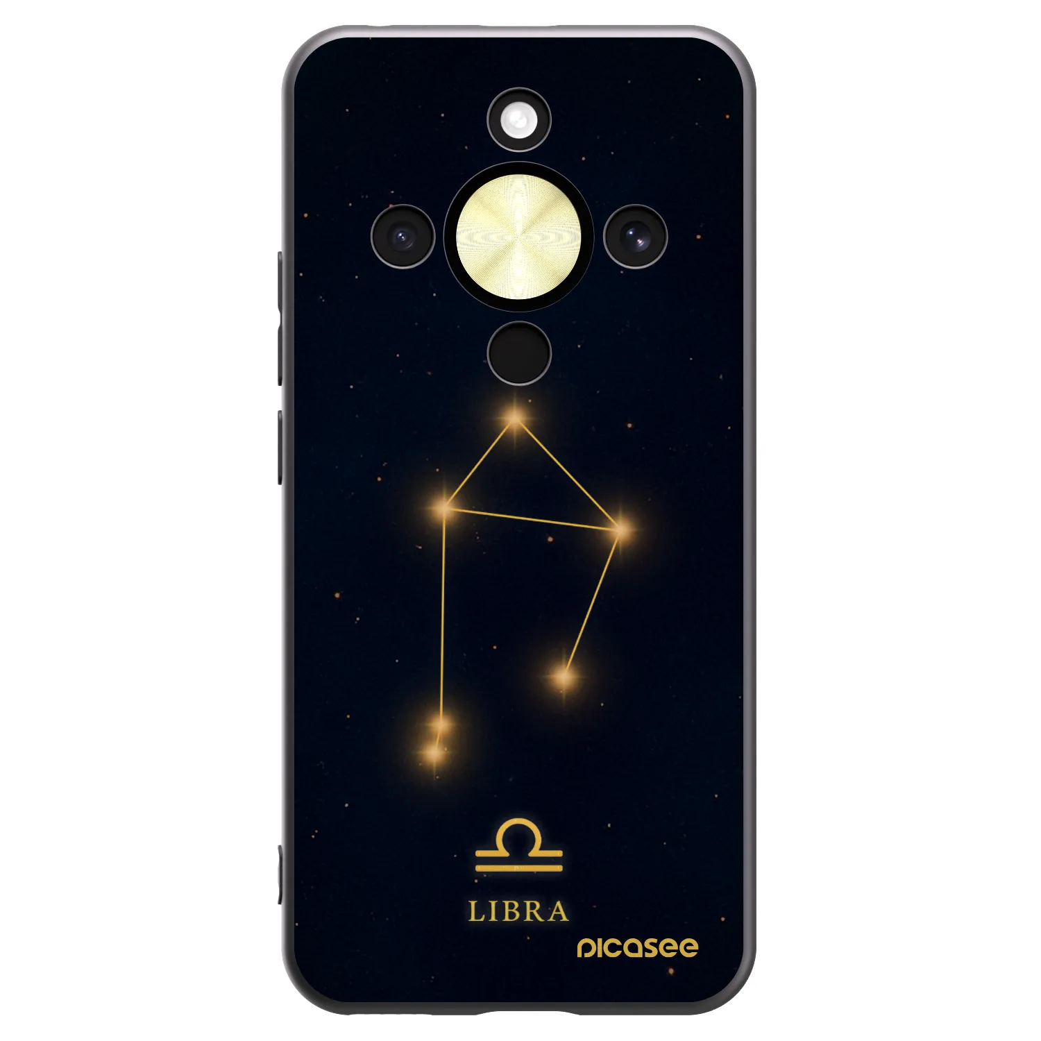 Picasee fekete szilikon tok az alábbi mobiltelefonokra Honor Magic8 Lite 5G - LIBRA