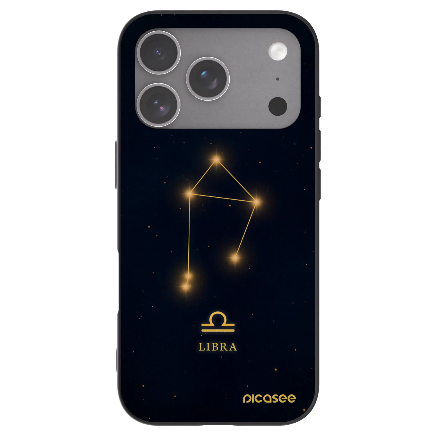 Picasee fekete szilikon tok az alábbi mobiltelefonokra Apple iPhone 18 Pro - LIBRA