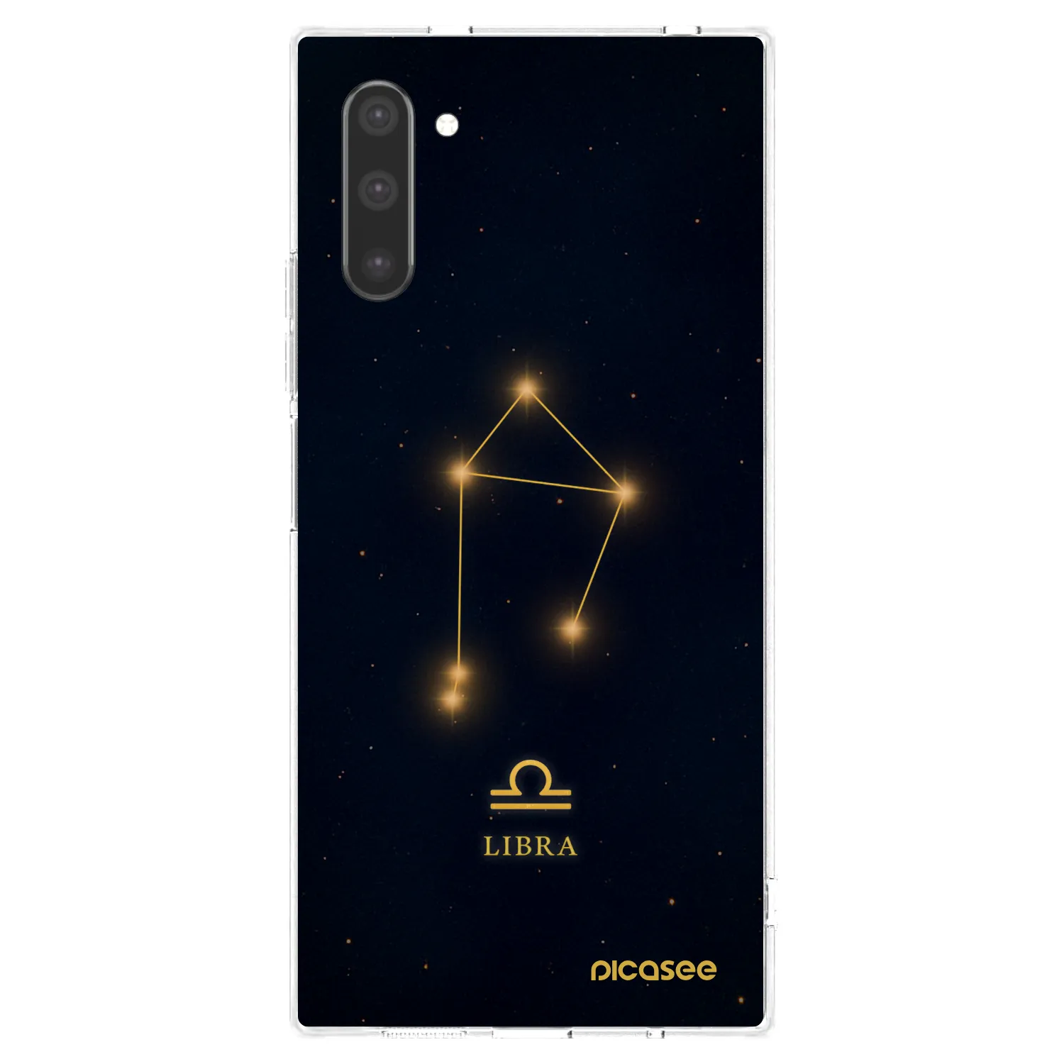 Picasee átlátszó szilikon tok az alábbi mobiltelefonokra Samsung Galaxy Note 10 N970F - LIBRA