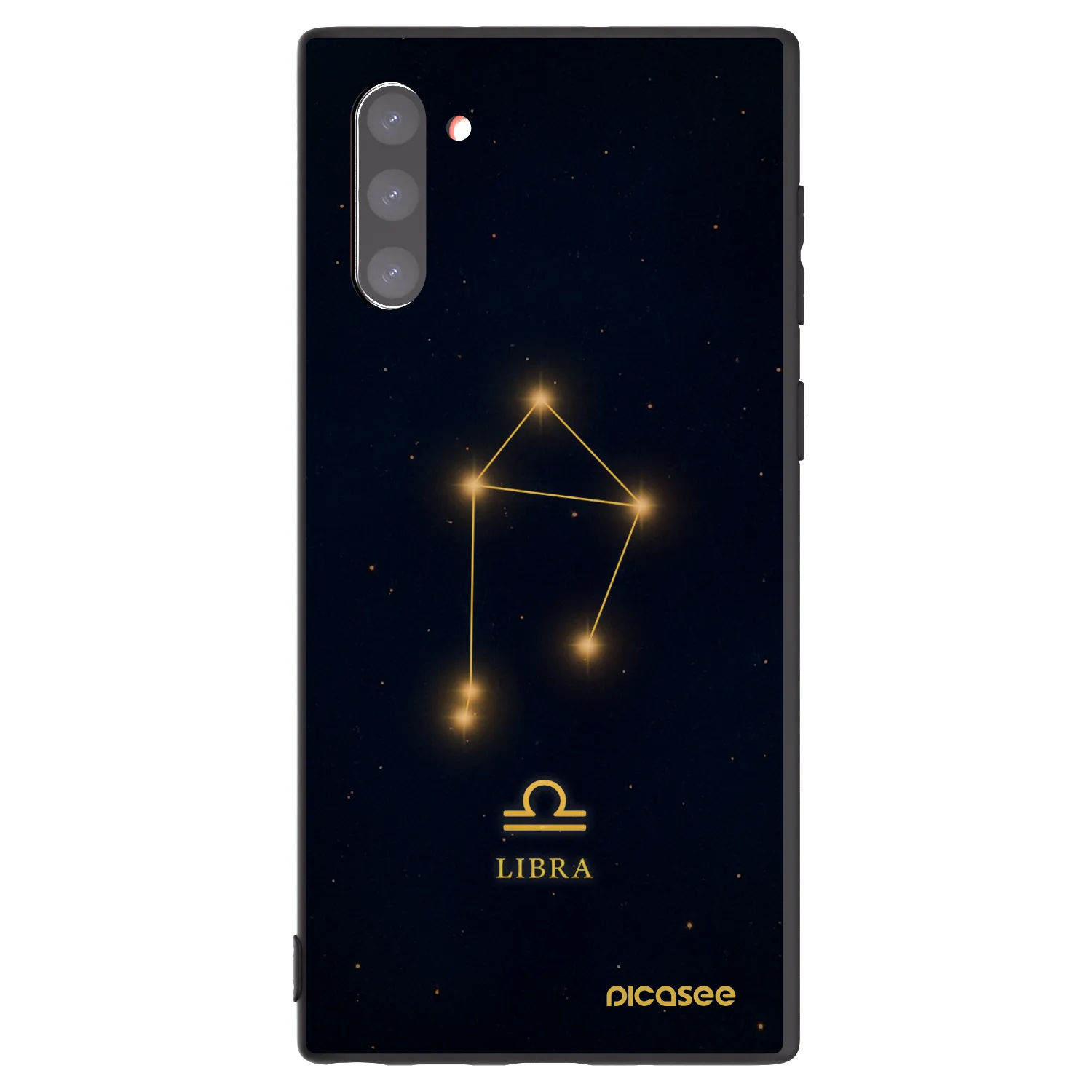 Picasee fekete szilikon tok az alábbi mobiltelefonokra Samsung Galaxy Note 10 N970F - LIBRA