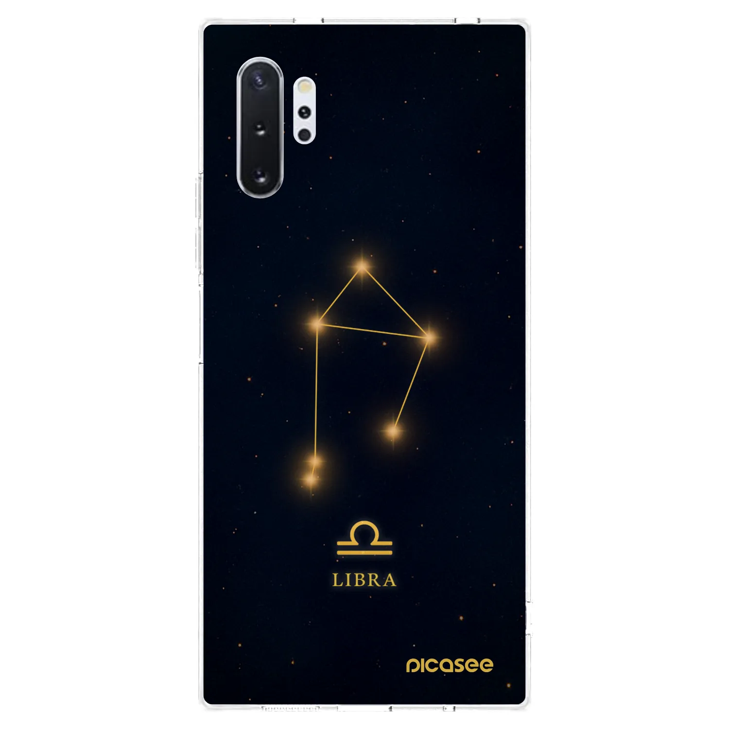 Picasee átlátszó szilikon tok az alábbi mobiltelefonokra Samsung Galaxy Note 10+ N975F - LIBRA