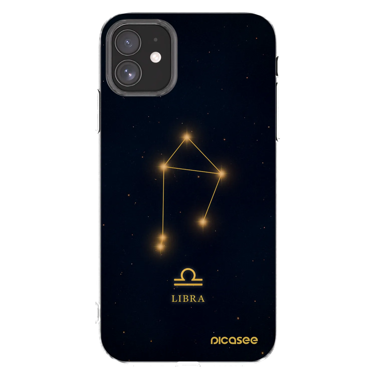 Picasee átlátszó szilikon tok az alábbi mobiltelefonokra Apple iPhone 11 - LIBRA