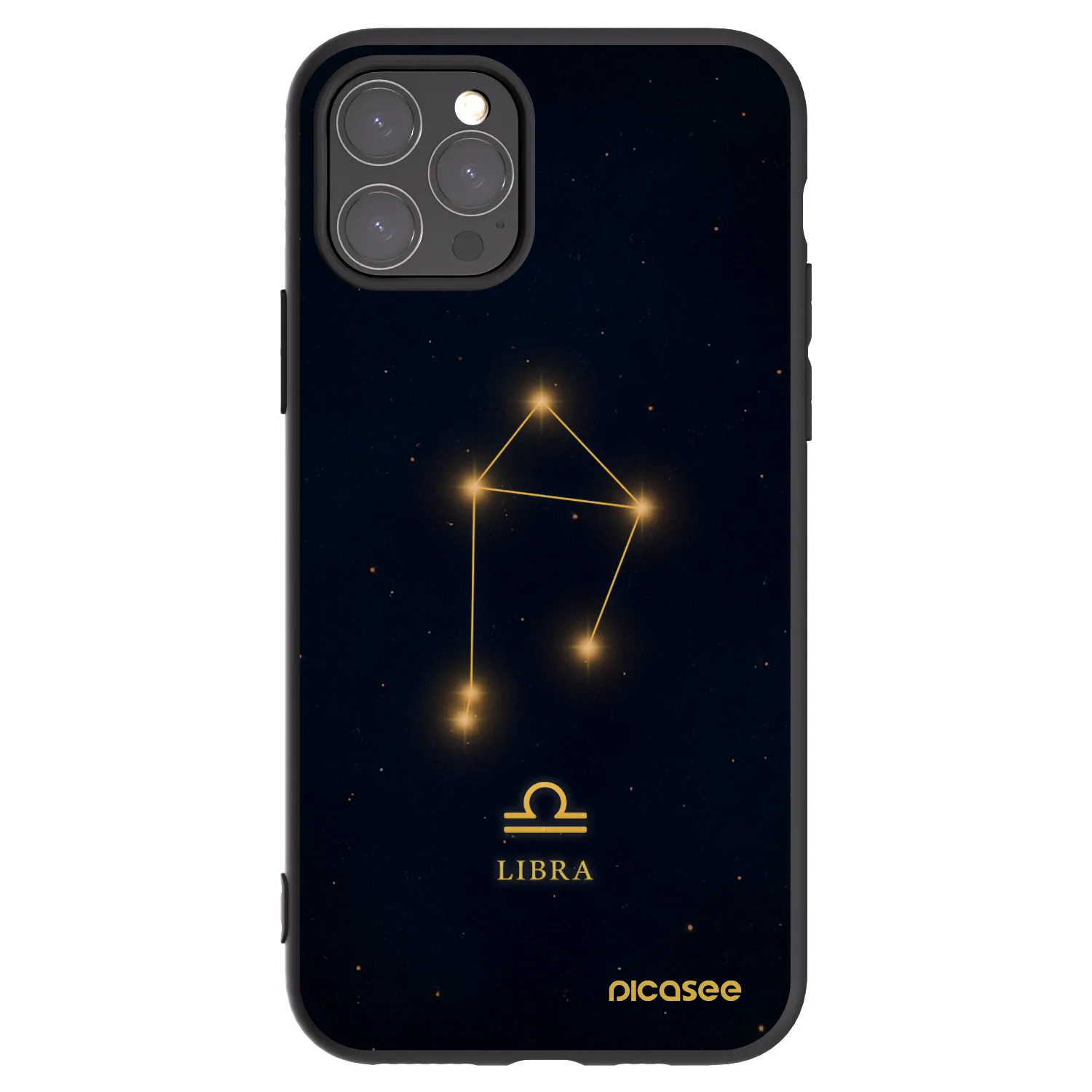 Picasee fekete szilikon tok az alábbi mobiltelefonokra Apple iPhone 11 Pro - LIBRA